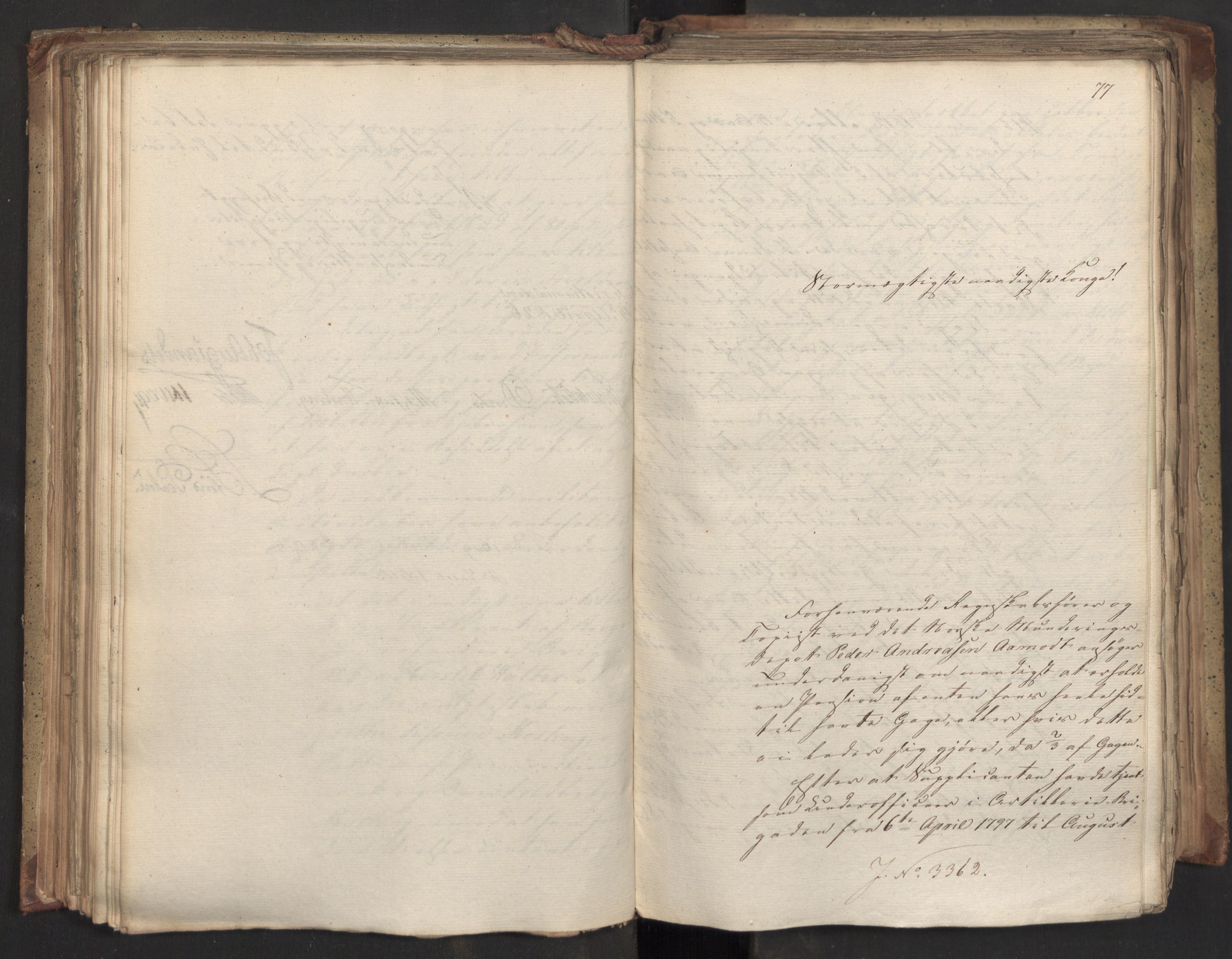 Statsrådsavdelingen i Stockholm, AV/RA-S-1003/D/Da/L0046: Regjeringsinnstillinger nr. 3308-3500, 1826, p. 148