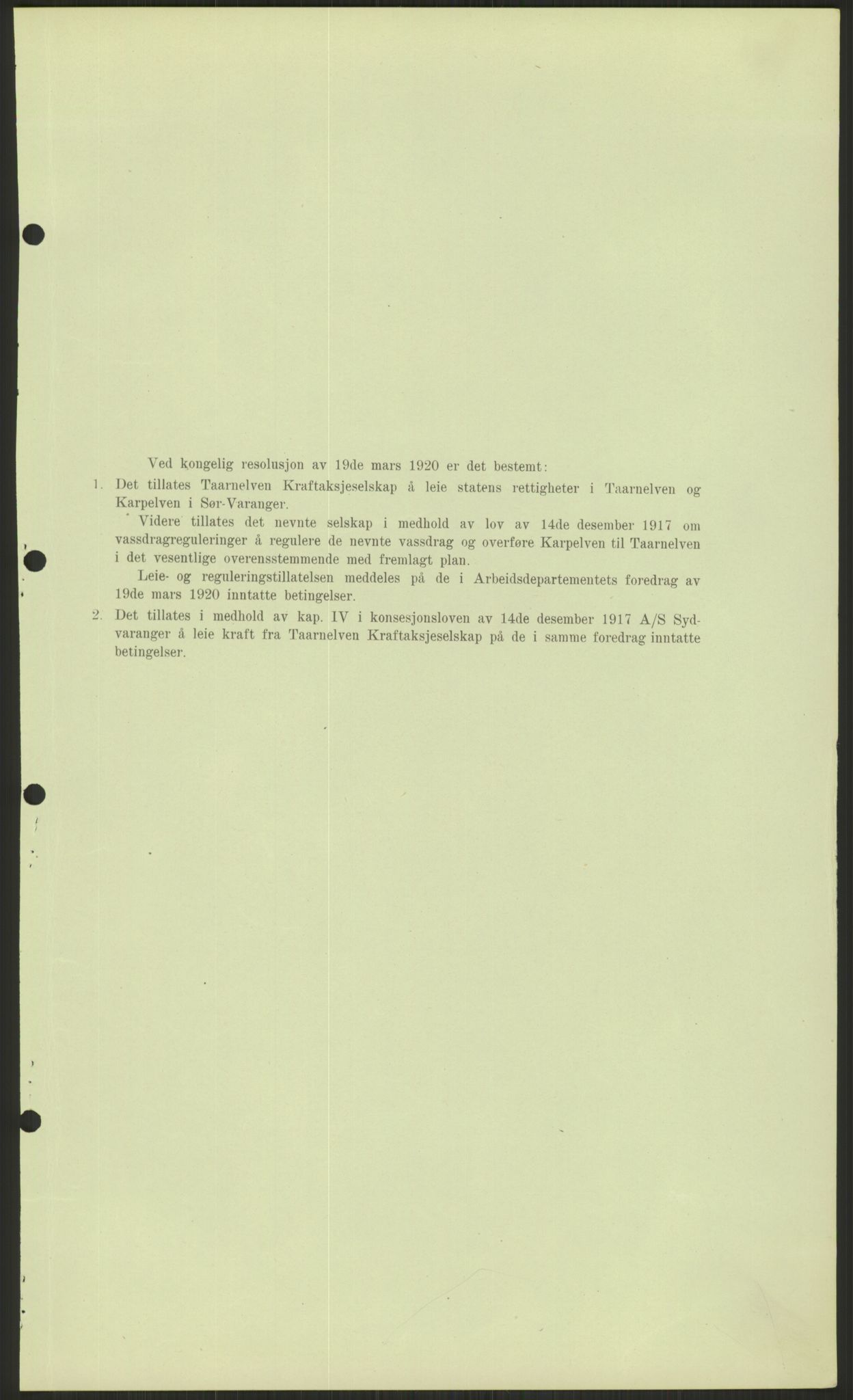 Vassdragsdirektoratet/avdelingen, AV/RA-S-6242/F/Fa/L0536: Pasvikelva, 1920-1971, p. 109