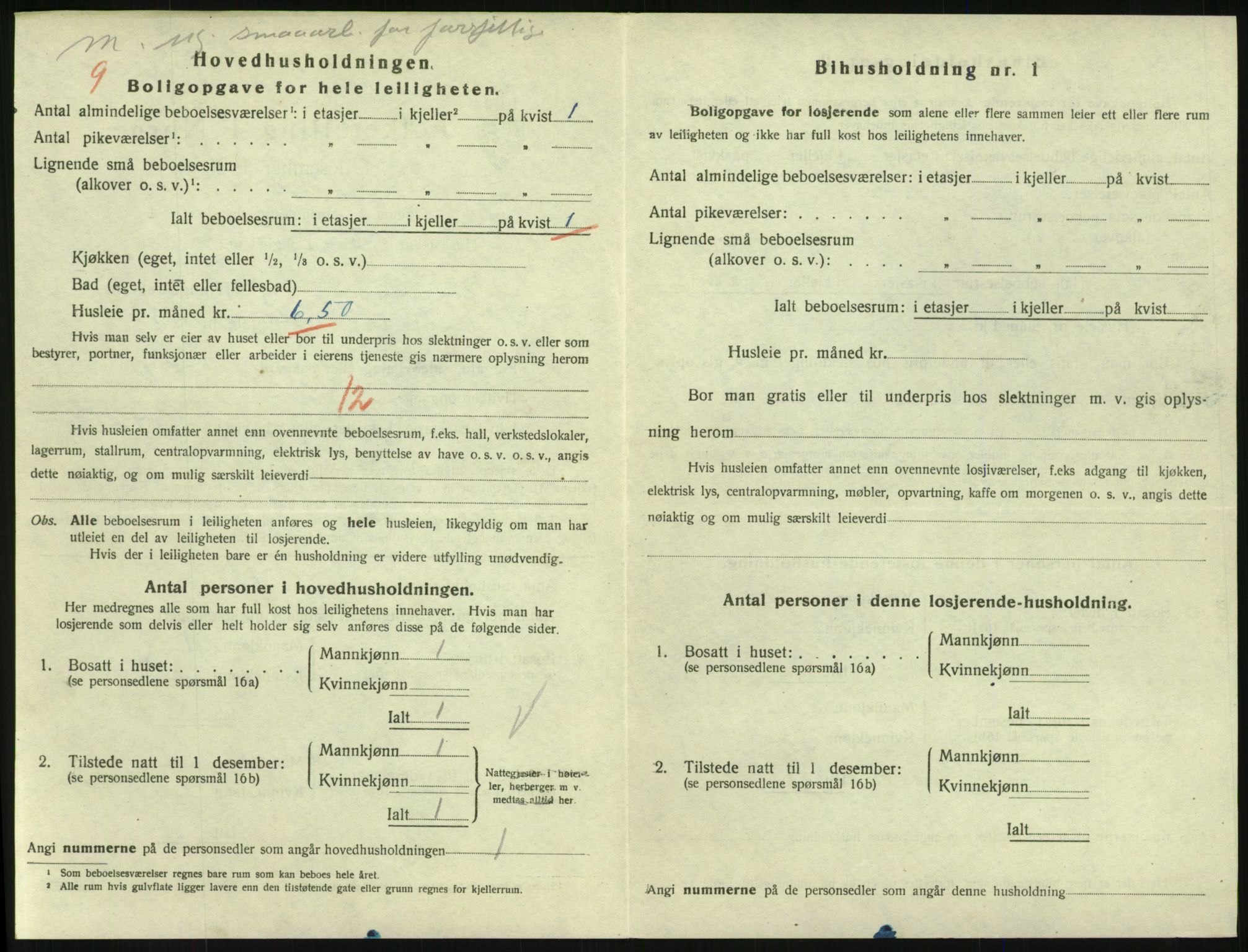 SAKO, 1920 census for Larvik, 1920, p. 6257