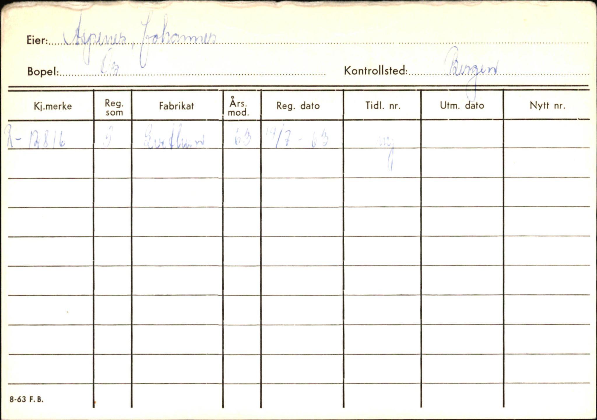 Statens vegvesen, Hordaland vegkontor, AV/SAB-A-5201/2/Ha/L0002: R-eierkort A, 1920-1971, p. 1196