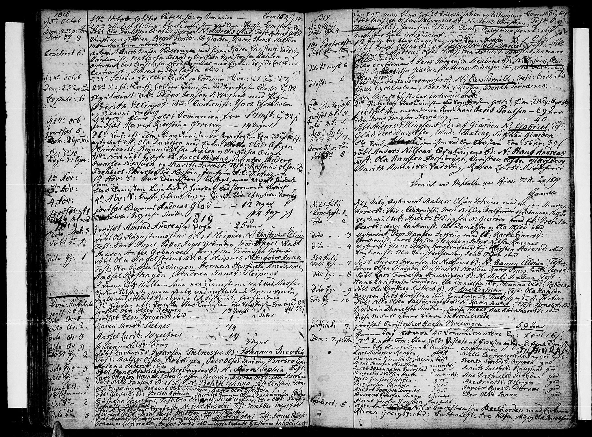 Ministerialprotokoller, klokkerbøker og fødselsregistre - Nordland, SAT/A-1459/841/L0591: Parish register (official) no. 841A03 /1, 1777-1819, p. 161-162