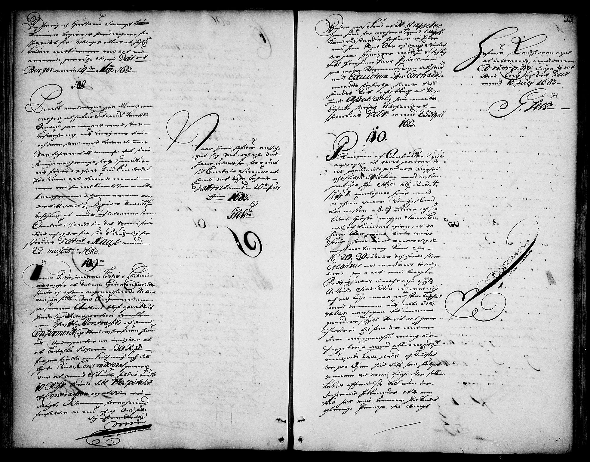 Stattholderembetet 1572-1771, AV/RA-EA-2870/Ad/L0004: Supplikasjons- og resolusjonsprotokoll, 1683-1691, p. 31b-32a