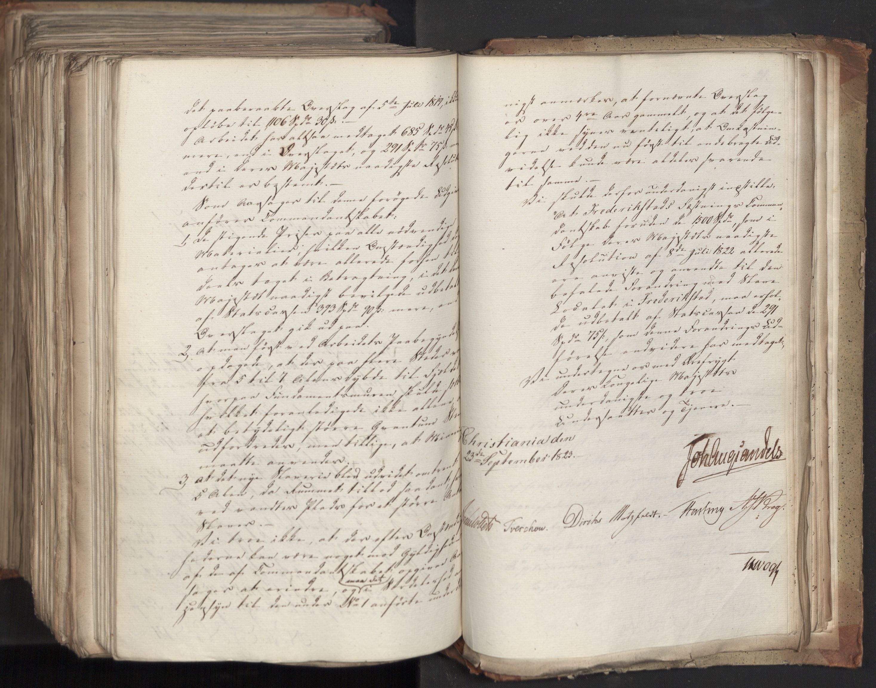 Statsrådsavdelingen i Stockholm, AV/RA-S-1003/D/Da/L0035: Regjeringsinnstillinger nr. 541-840, 1823, p. 743