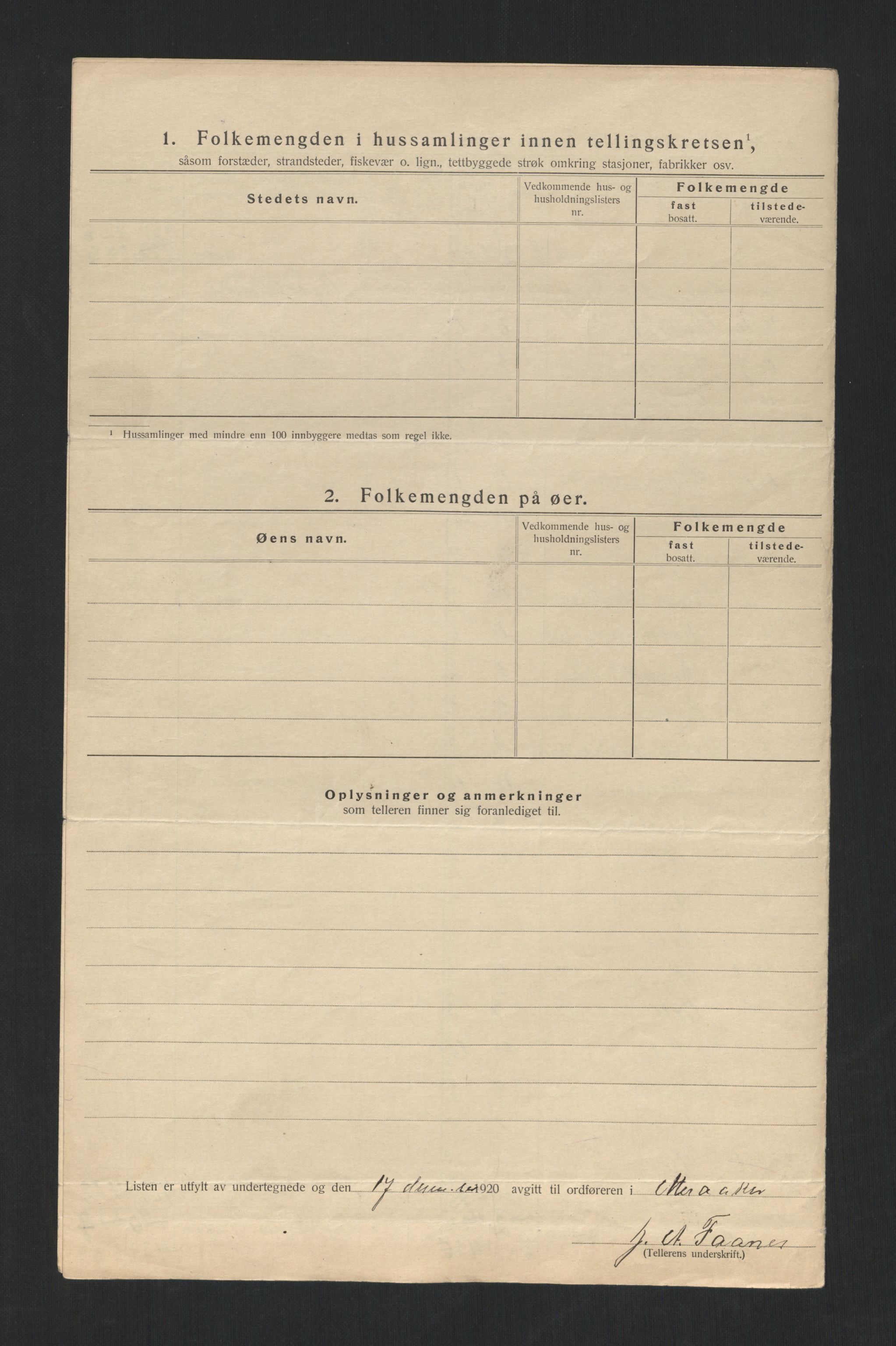 SAT, 1920 census for Meråker, 1920, p. 13