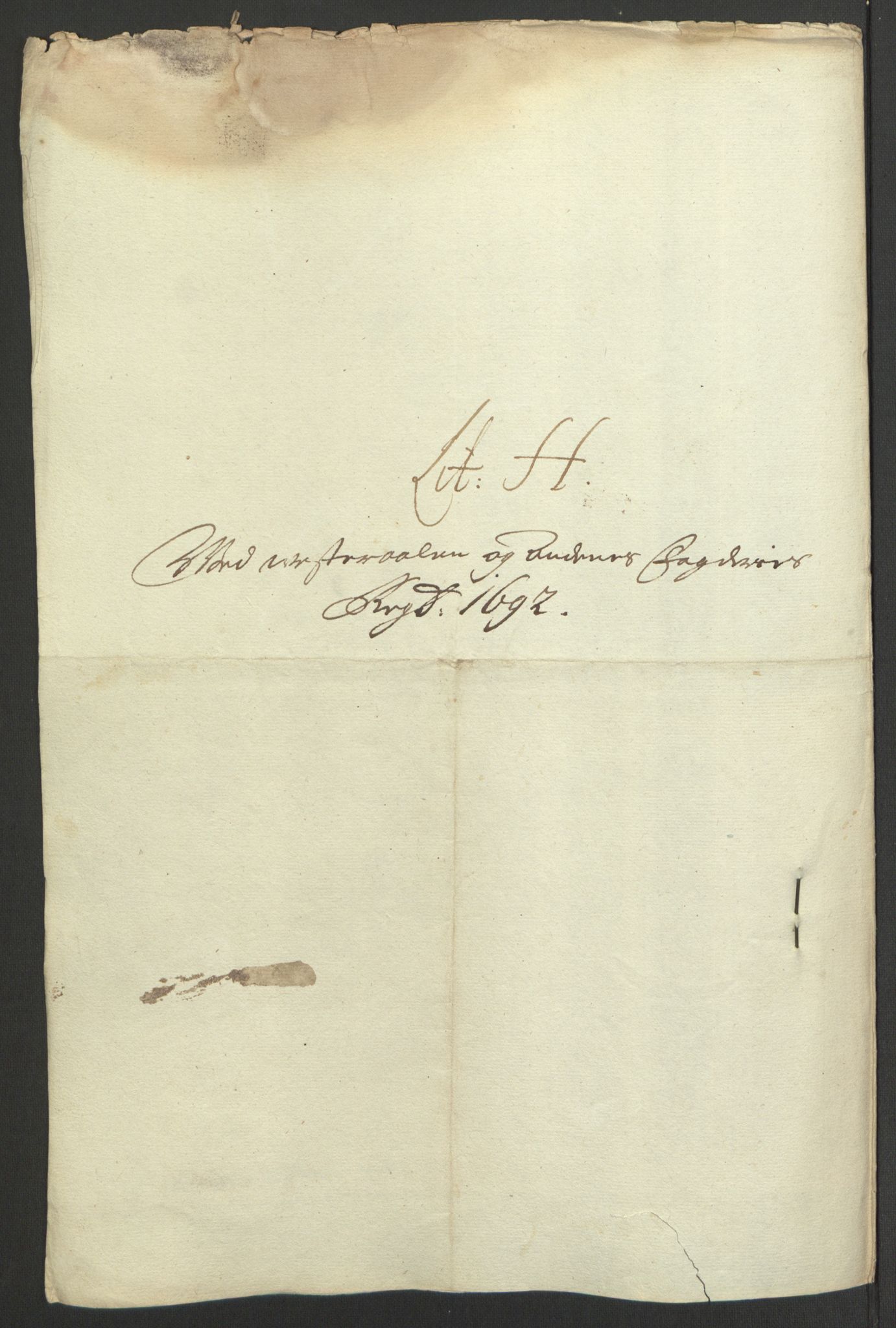 Rentekammeret inntil 1814, Reviderte regnskaper, Fogderegnskap, RA/EA-4092/R67/L4676: Fogderegnskap Vesterålen, Andenes og Lofoten, 1691-1693, p. 170