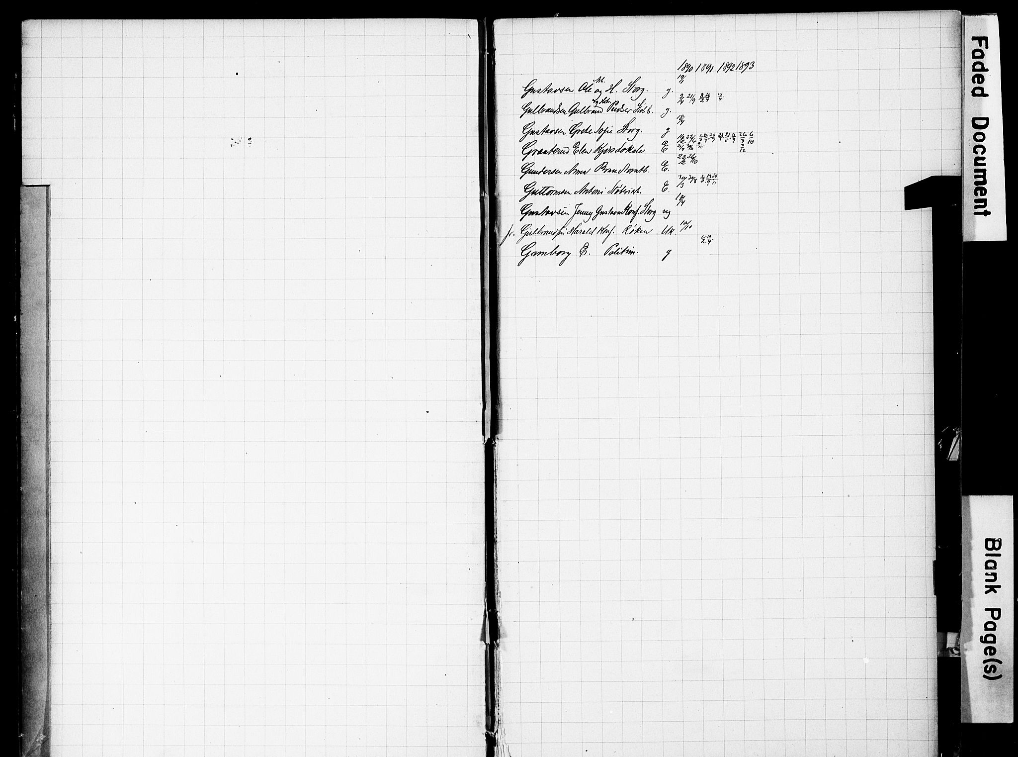 Strømsø kirkebøker, SAKO/A-246/Y/Yb/L0008: Parish register draft no. II 8, 1890-1893