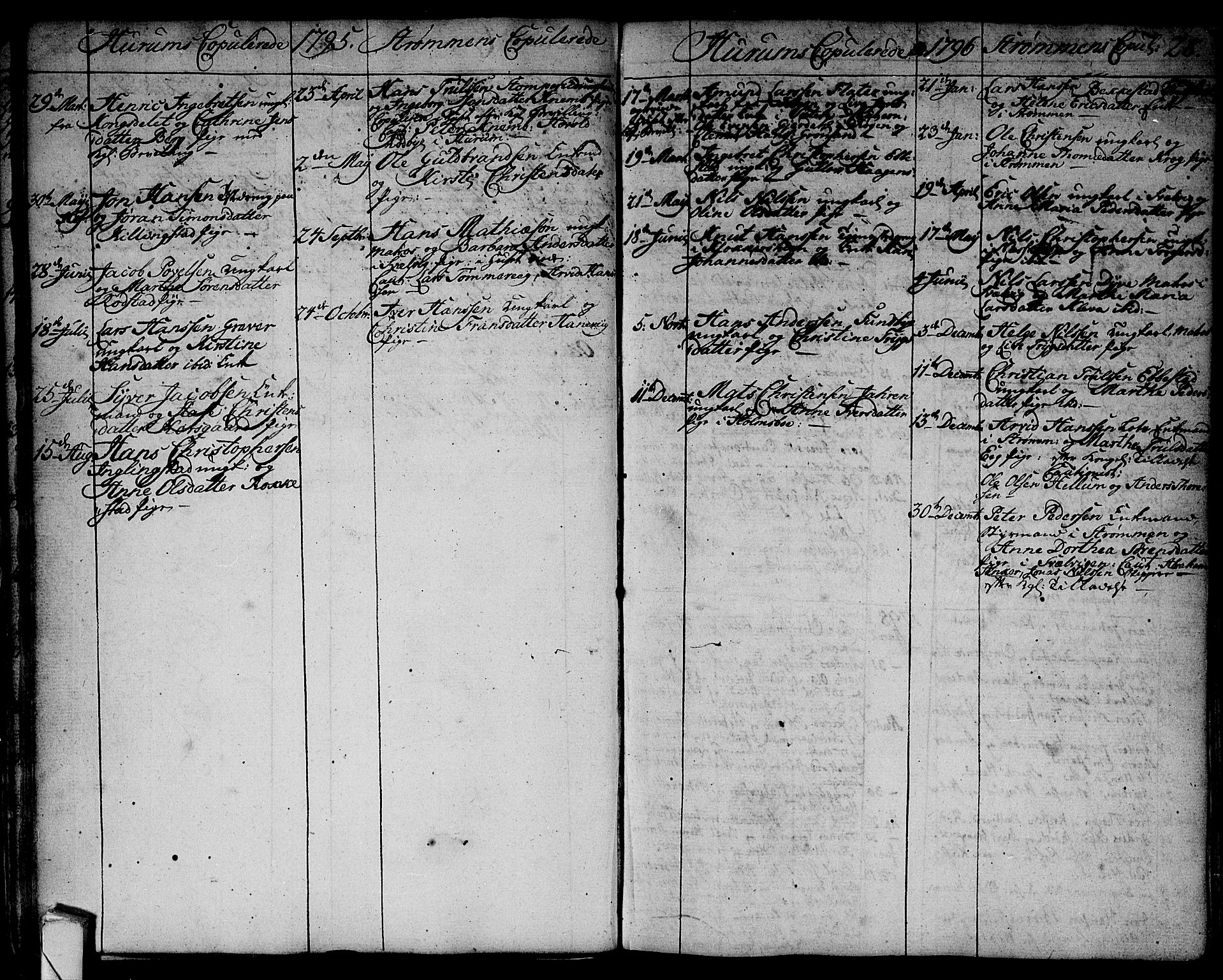 Hurum kirkebøker, AV/SAKO-A-229/F/Fa/L0007: Parish register (official) no. 7, 1771-1810, p. 28