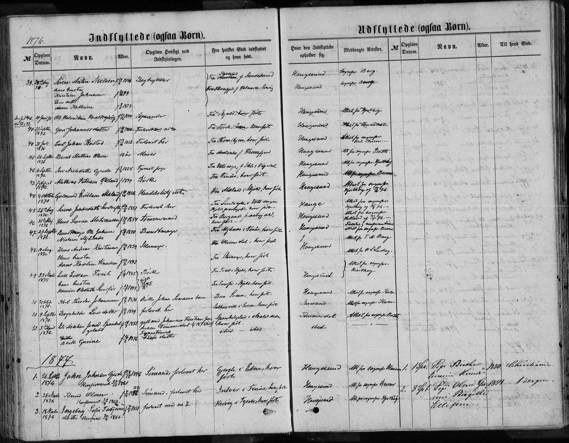 Torvastad sokneprestkontor, AV/SAST-A -101857/H/Ha/Haa/L0013: Parish register (official) no. A 12.2, 1867-1877