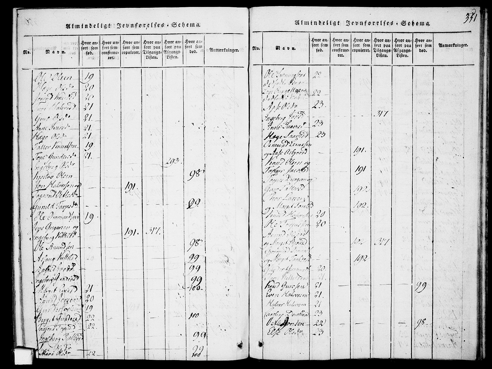 Mo kirkebøker, SAKO/A-286/F/Fa/L0004: Parish register (official) no. I 4, 1814-1844, p. 351