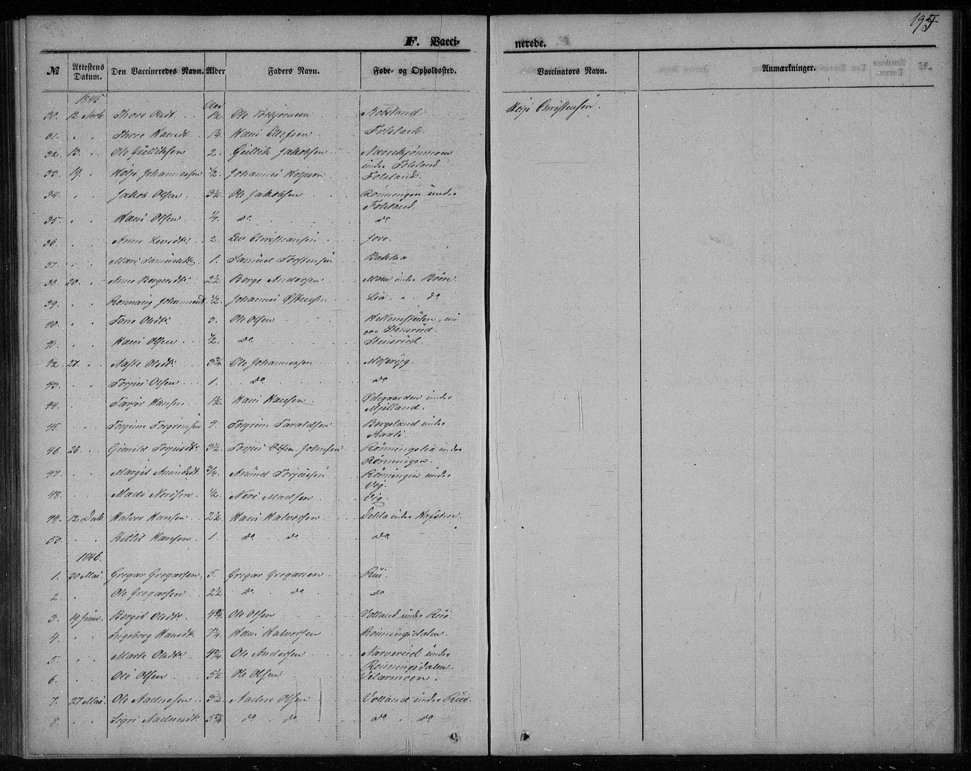 Gransherad kirkebøker, AV/SAKO-A-267/F/Fa/L0002: Parish register (official) no. I 2, 1844-1859, p. 195