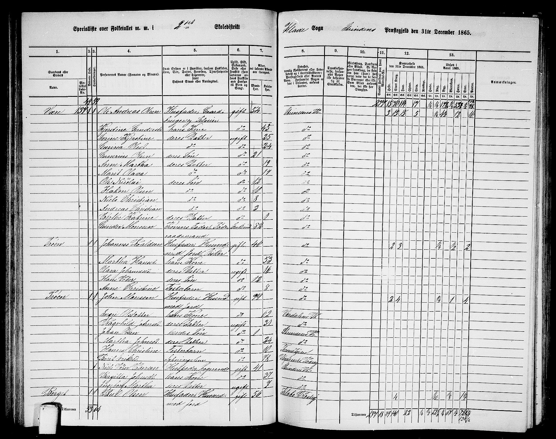 RA, 1865 census for Strinda, 1865, p. 69