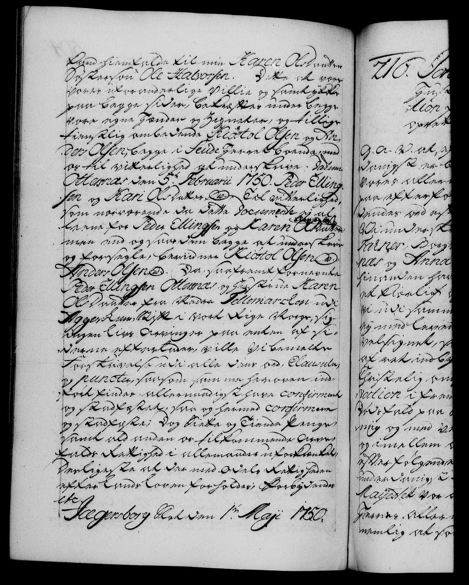 Danske Kanselli 1572-1799, AV/RA-EA-3023/F/Fc/Fca/Fcaa/L0036: Norske registre, 1749-1750, p. 504b