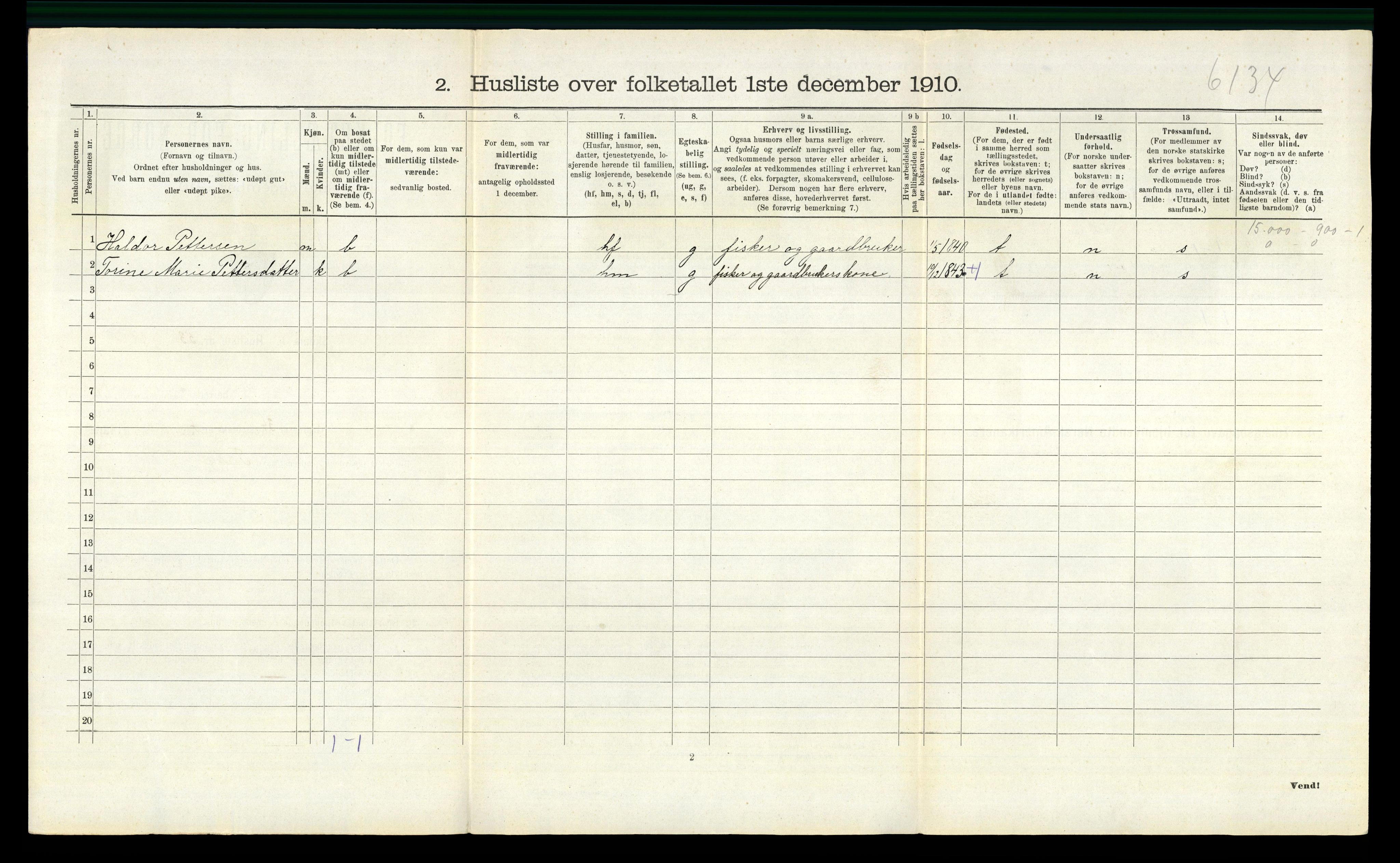 RA, 1910 census for Hvaler, 1910, p. 357