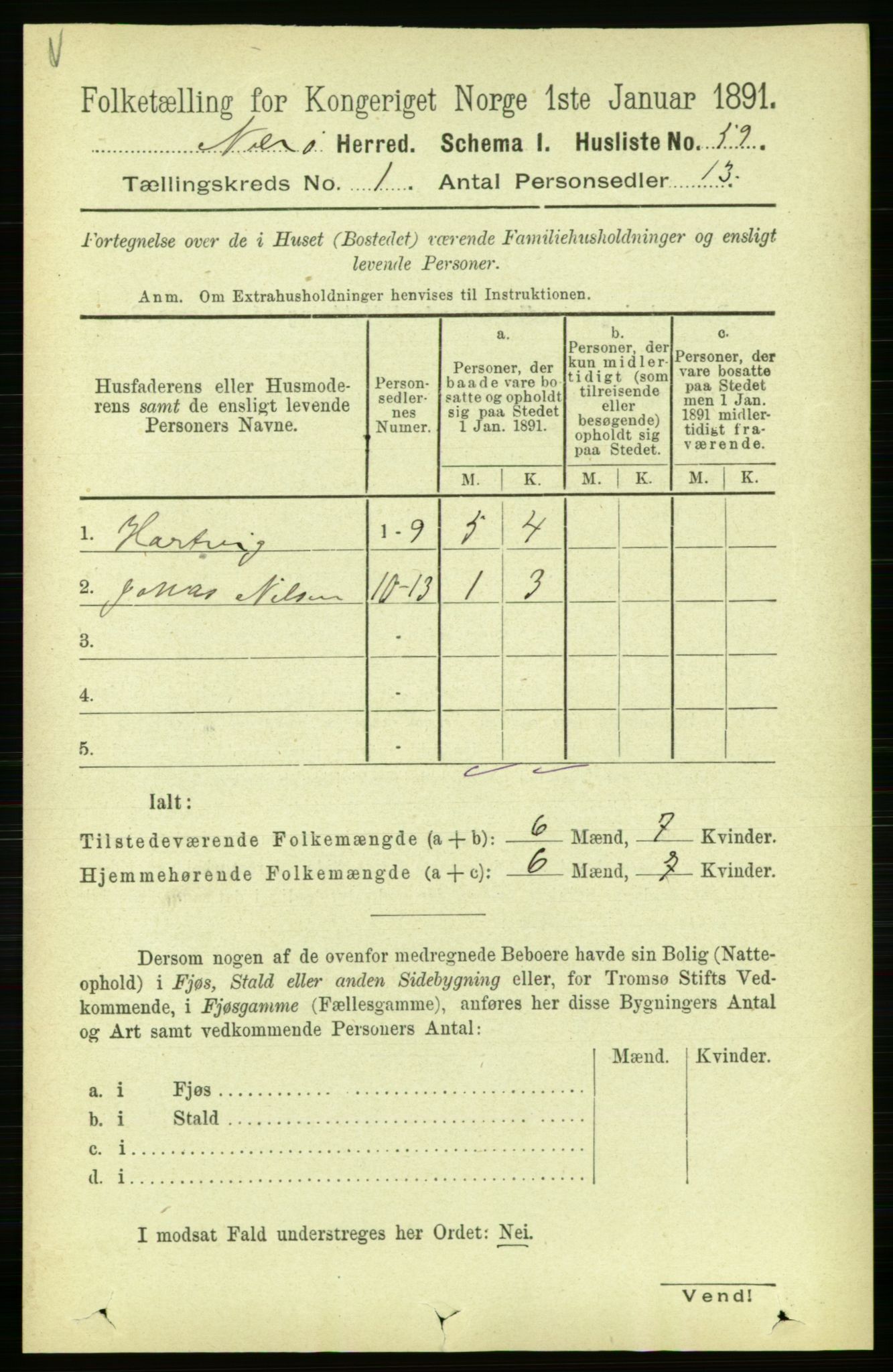 RA, 1891 census for 1751 Nærøy, 1891, p. 72