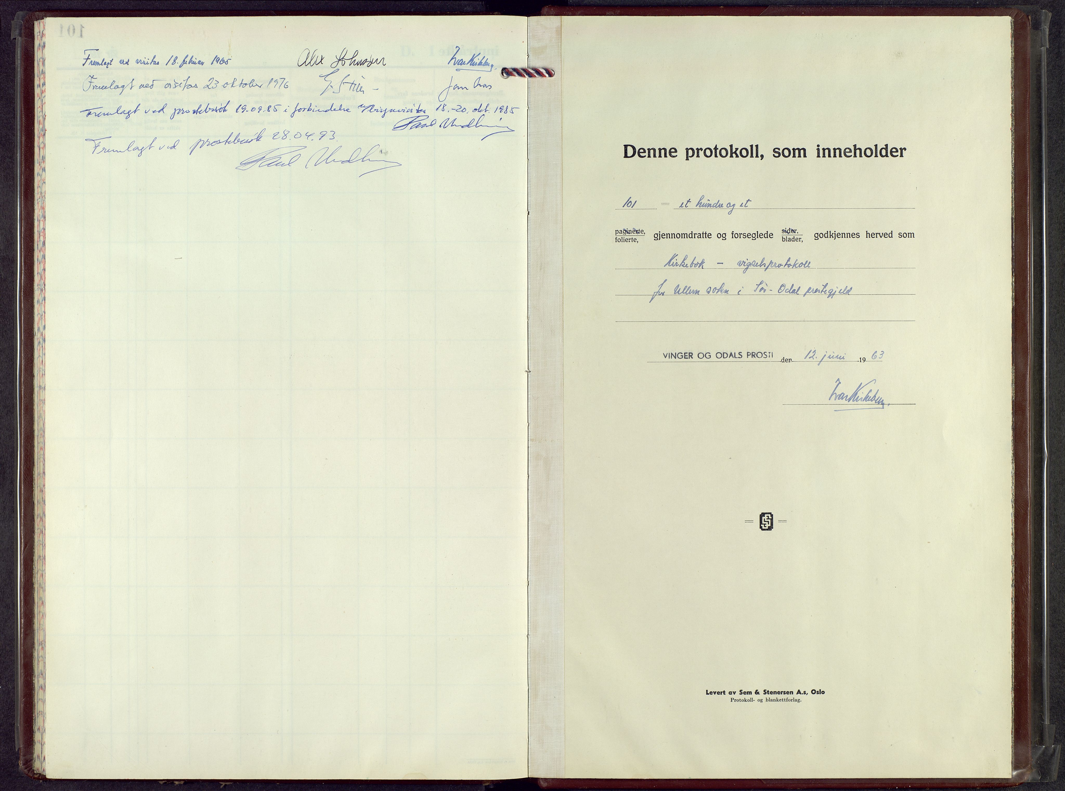 Sør-Odal prestekontor, AV/SAH-PREST-030/H/Ha/Haa/L0019: Parish register (official) no. 19, 1963-2004