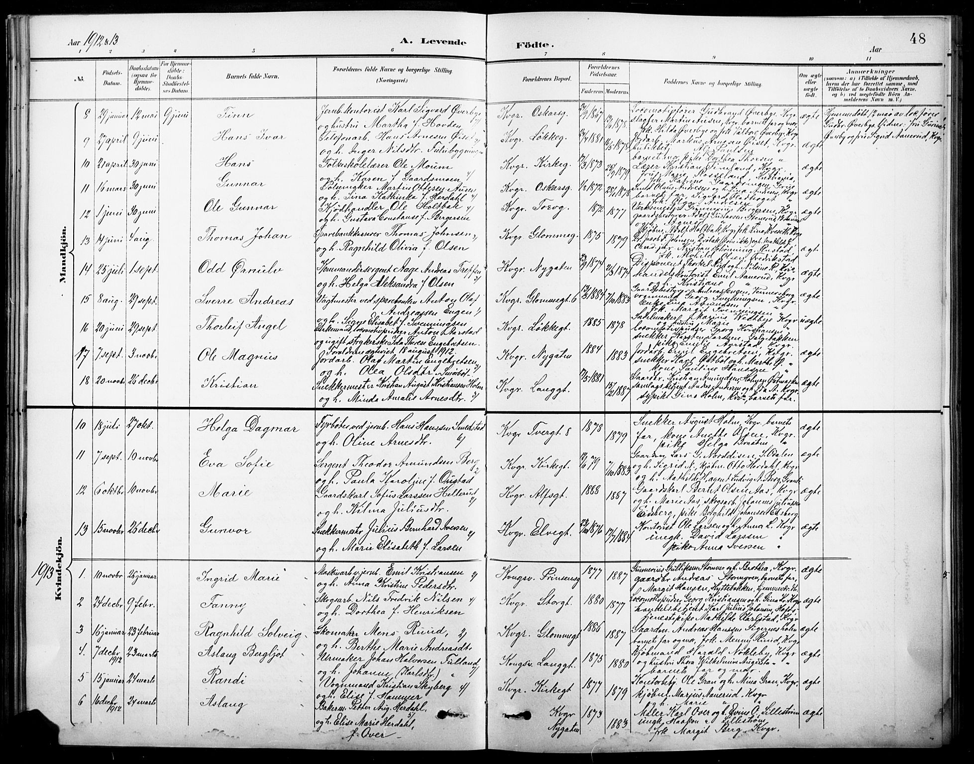 Vinger prestekontor, AV/SAH-PREST-024/H/Ha/Hab/L0005: Parish register (copy) no. 5, 1895-1920, p. 48