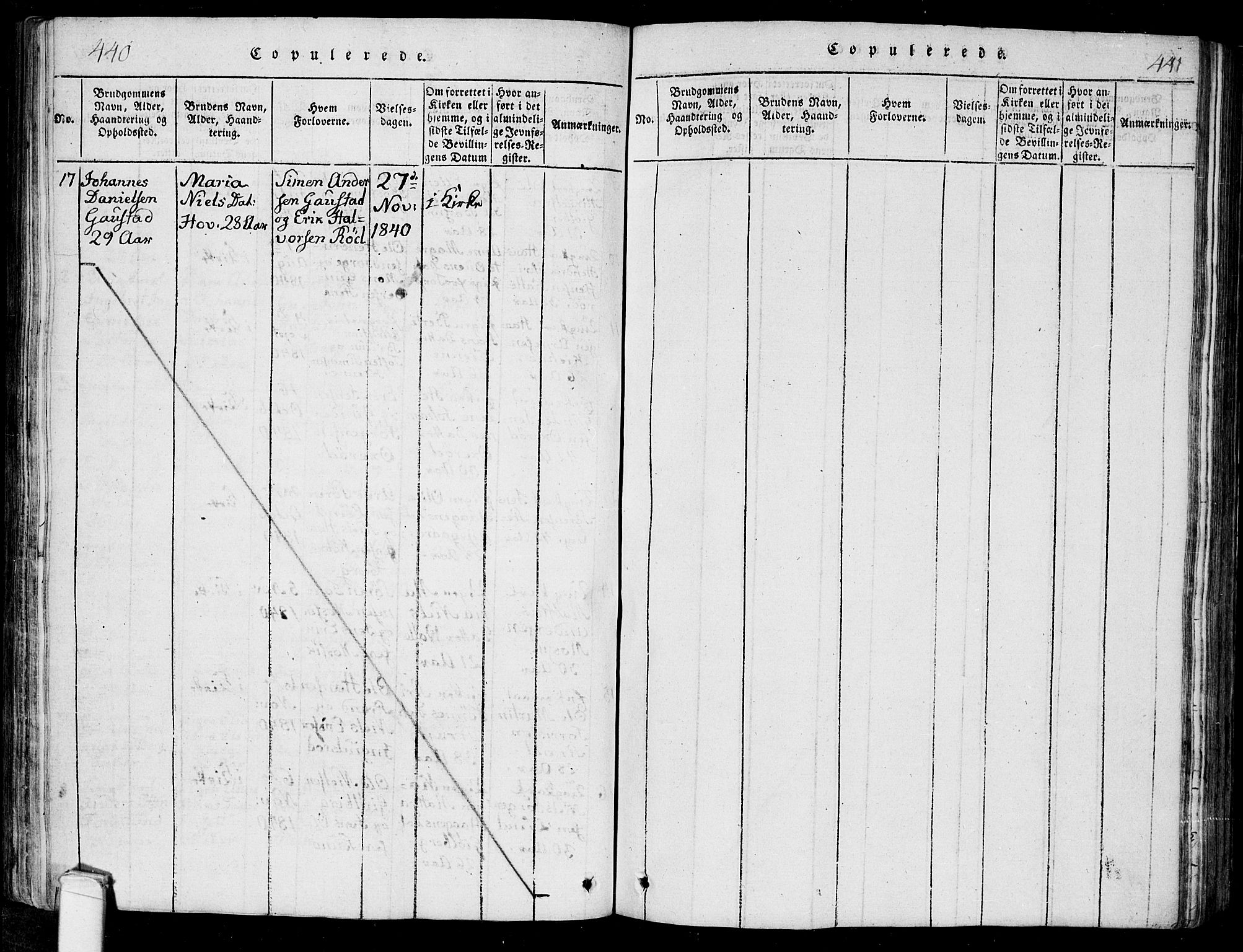 Onsøy prestekontor Kirkebøker, AV/SAO-A-10914/F/Fa/L0002: Parish register (official) no. I 2, 1814-1840, p. 440-441