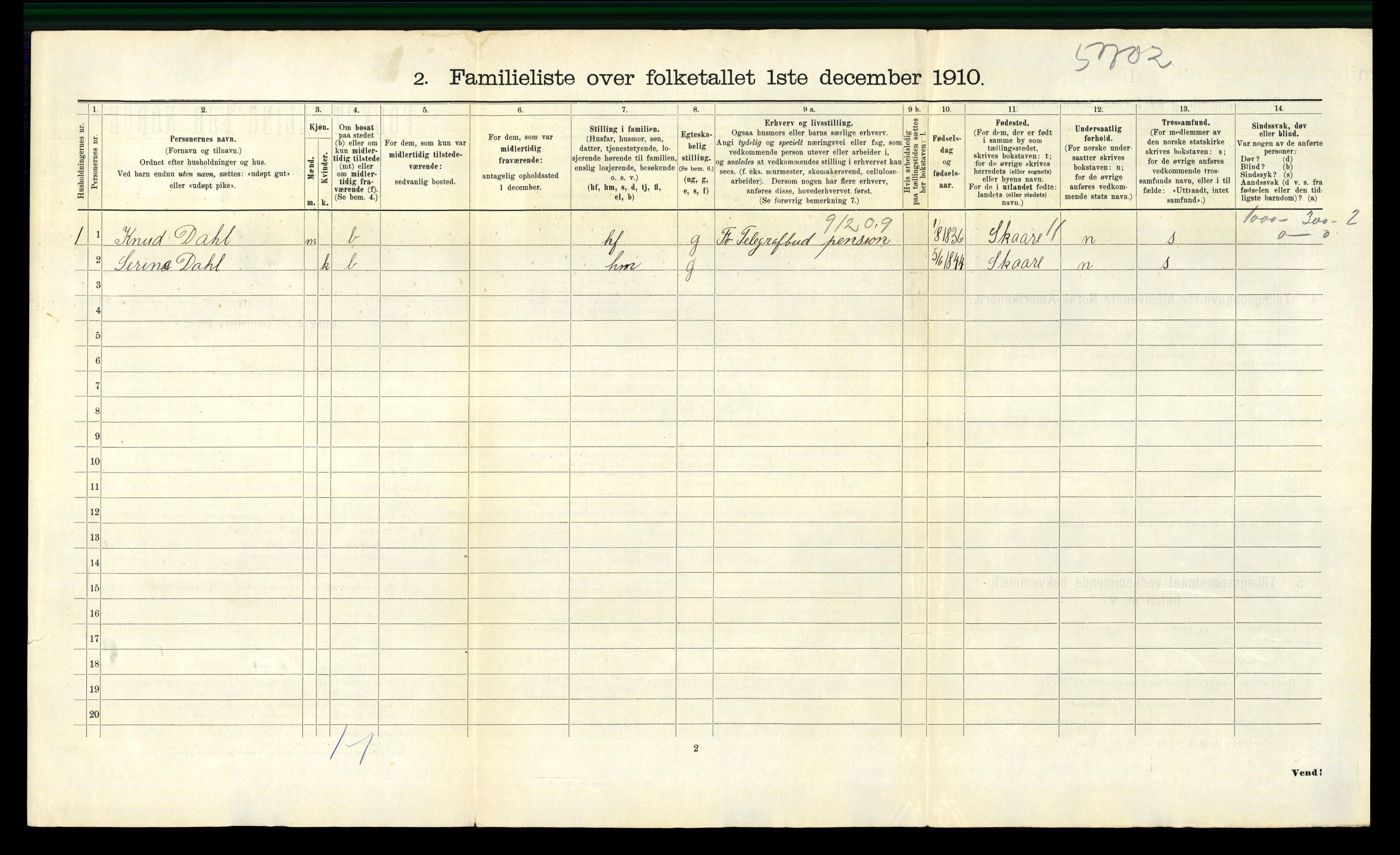 RA, 1910 census for Haugesund, 1910, p. 1465