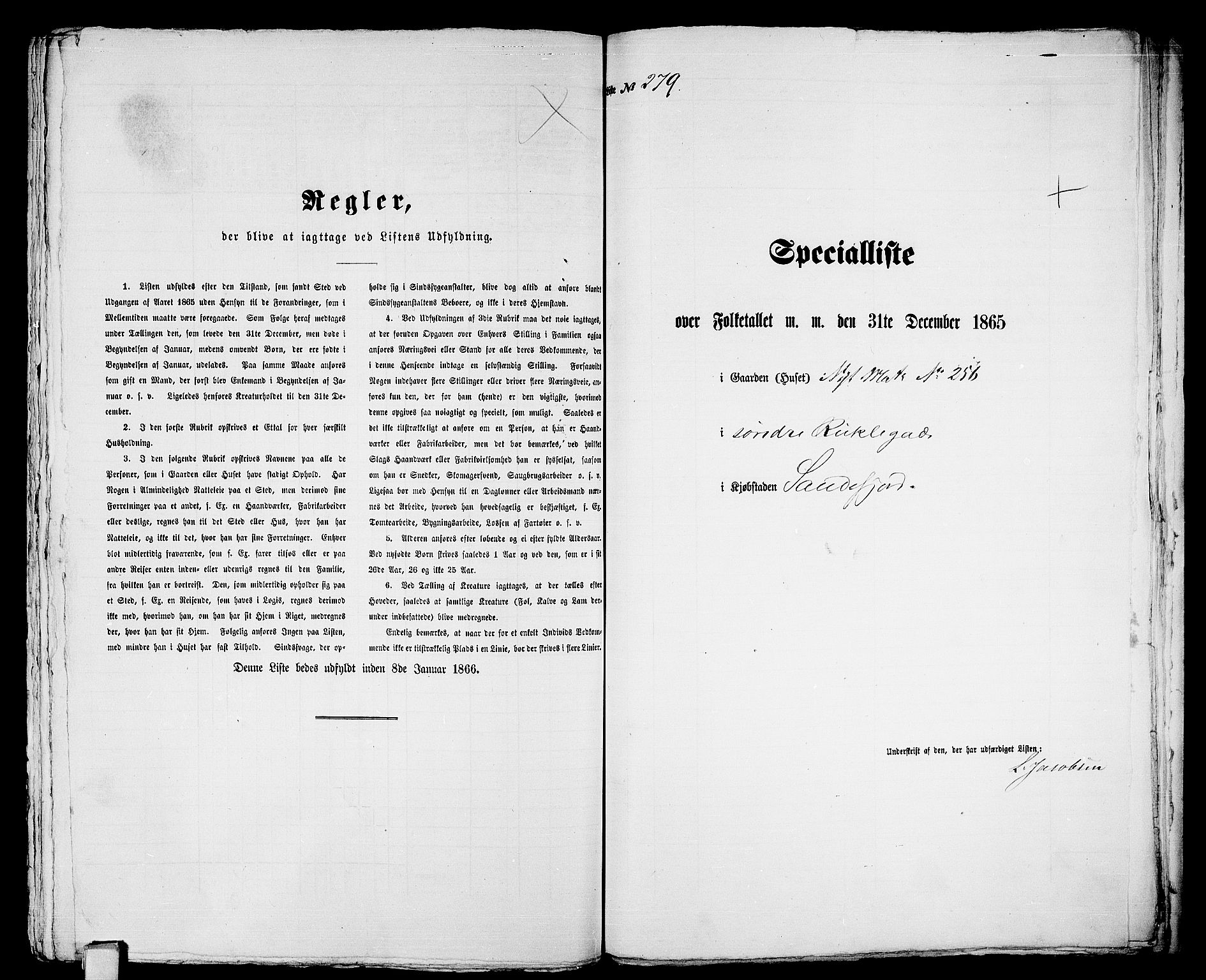 RA, 1865 census for Sandeherred/Sandefjord, 1865, p. 568