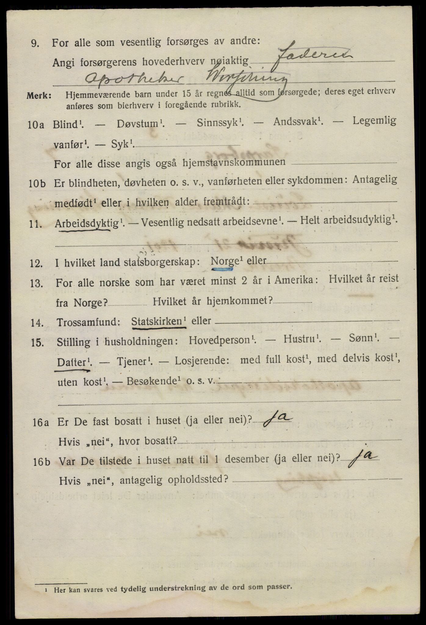 SAO, 1920 census for Sarpsborg, 1920, p. 16039