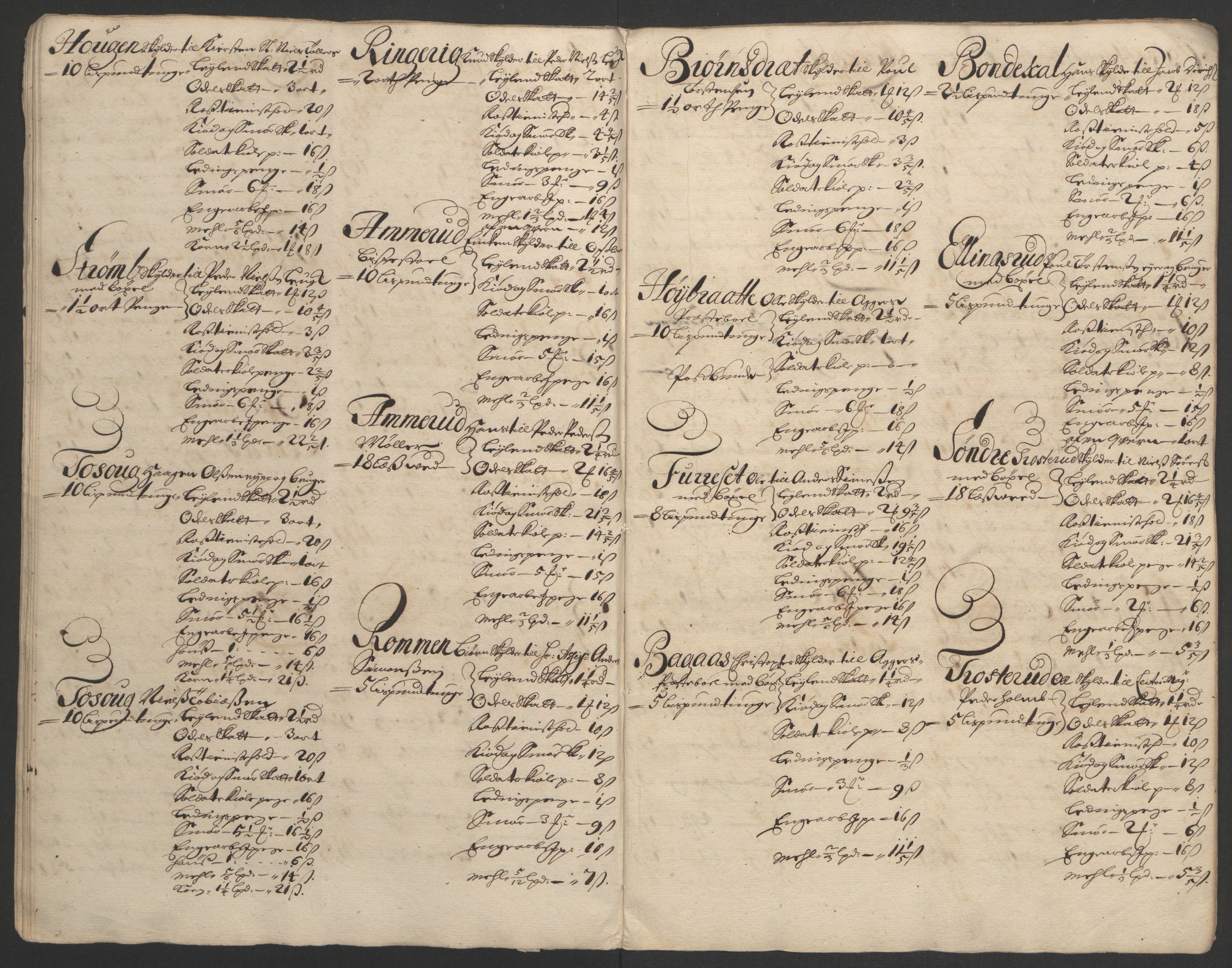 Rentekammeret inntil 1814, Reviderte regnskaper, Fogderegnskap, AV/RA-EA-4092/R08/L0426: Fogderegnskap Aker, 1692-1693, p. 294