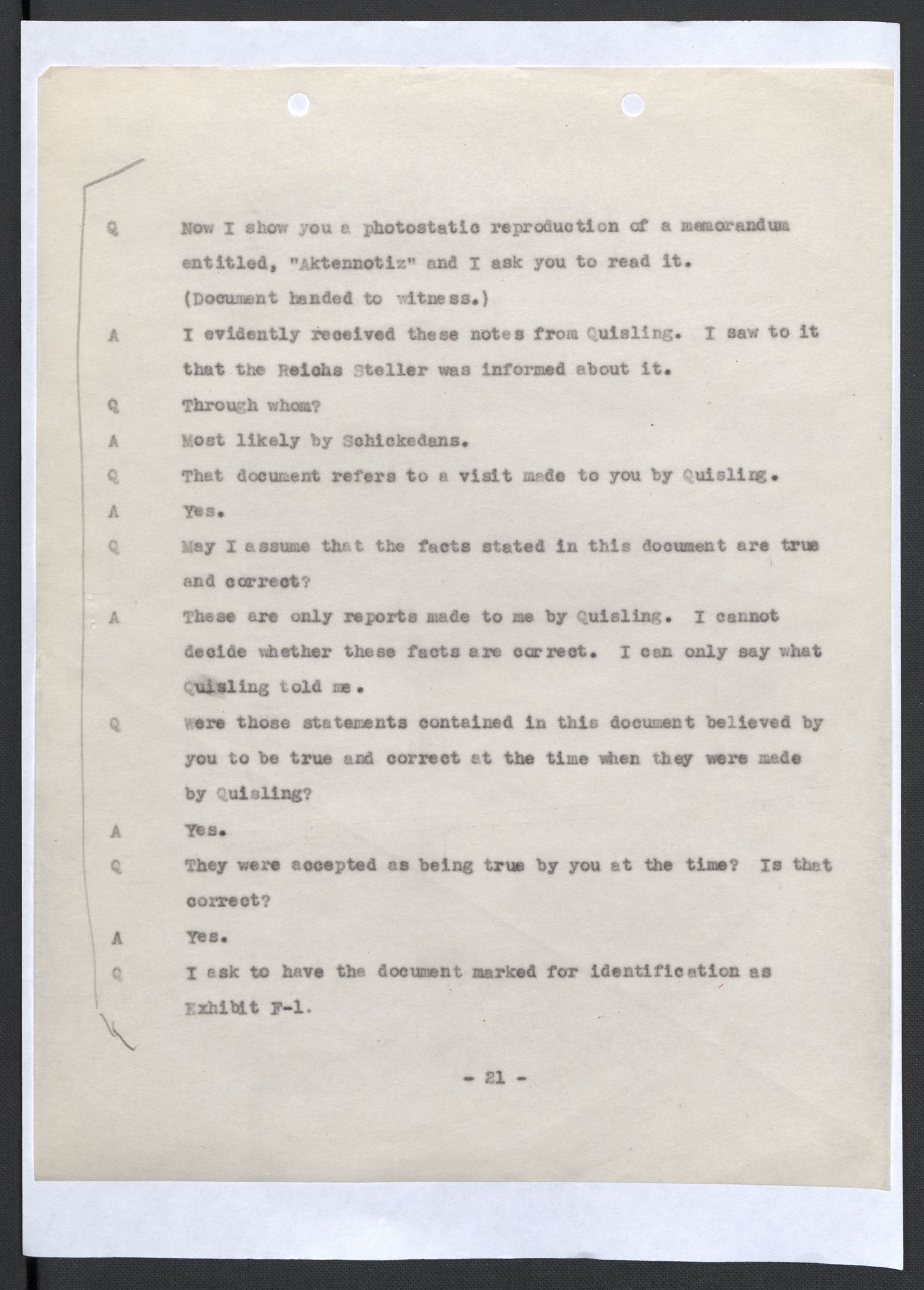 Landssvikarkivet, Oslo politikammer, AV/RA-S-3138-01/D/Da/L0003: Dnr. 29, 1945, p. 1945