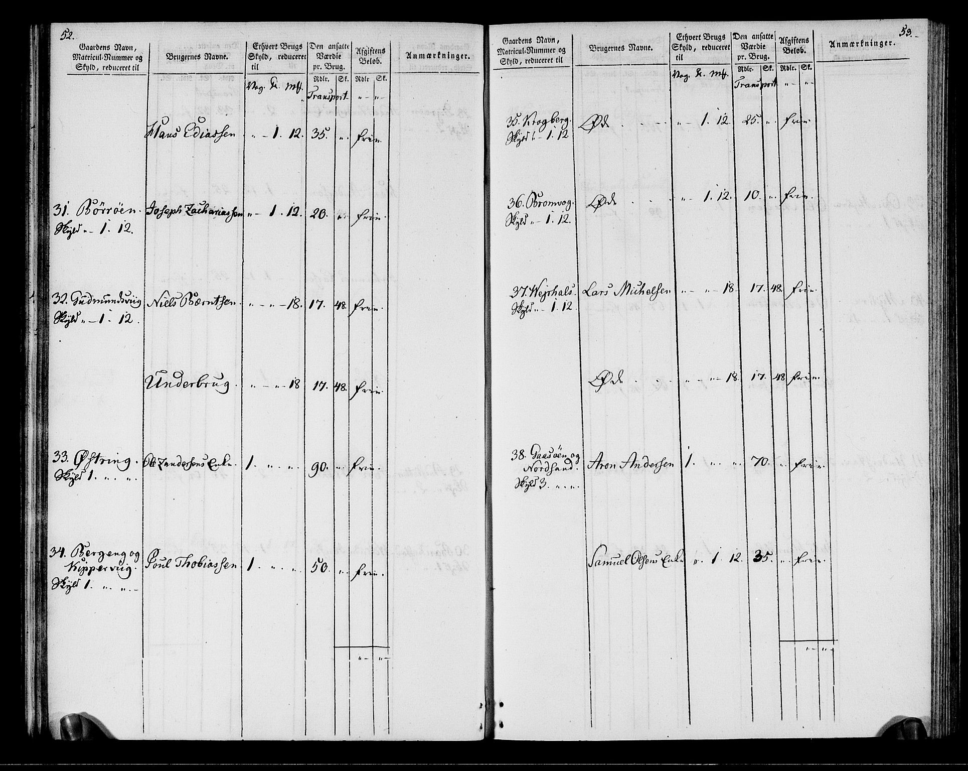 Rentekammeret inntil 1814, Realistisk ordnet avdeling, RA/EA-4070/N/Ne/Nea/L0164: Vesterålen, Andenes og Lofoten fogderi. Oppebørselsregister, 1803, p. 29