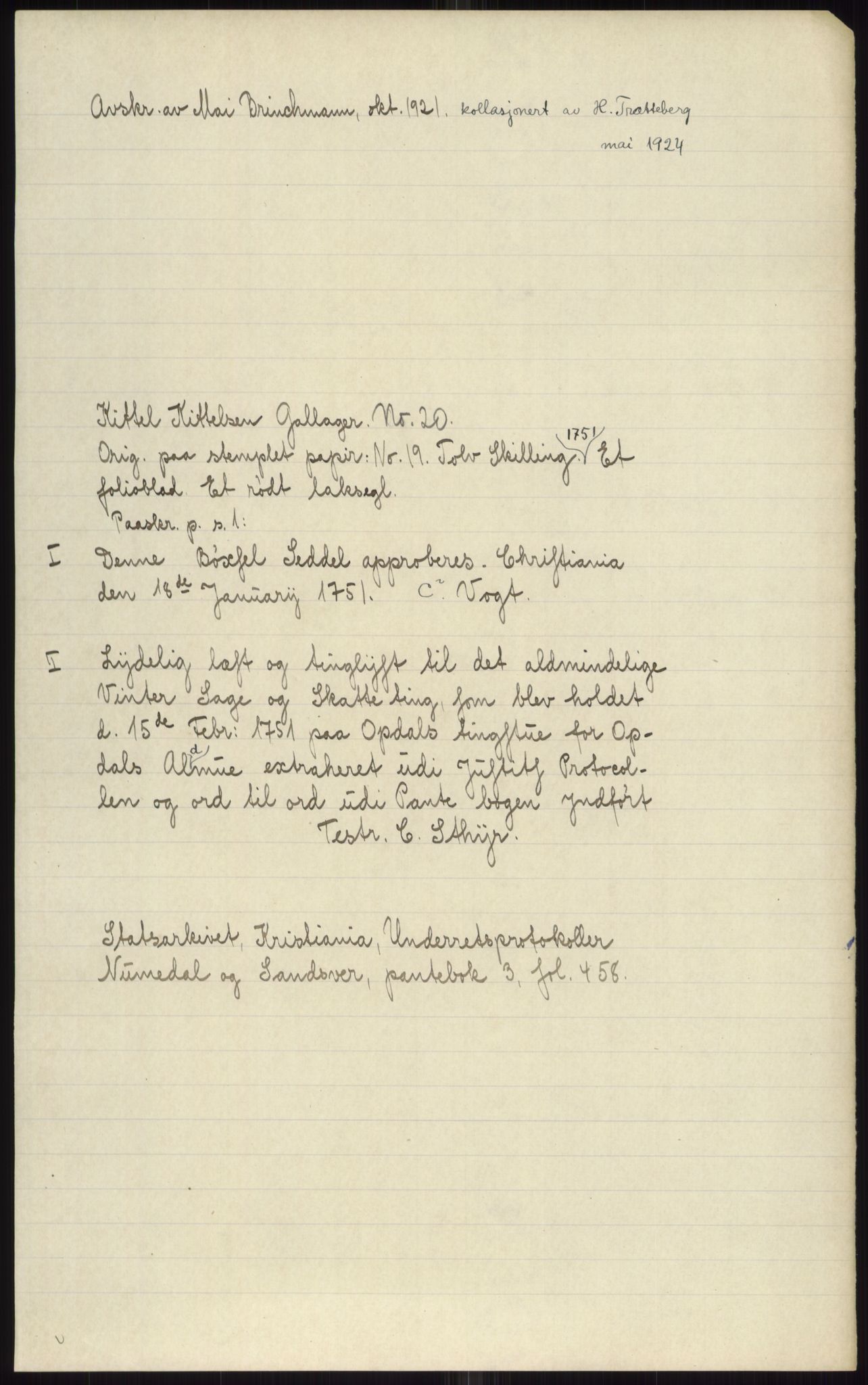 Samlinger til kildeutgivelse, Diplomavskriftsamlingen, AV/RA-EA-4053/H/Ha, p. 1829