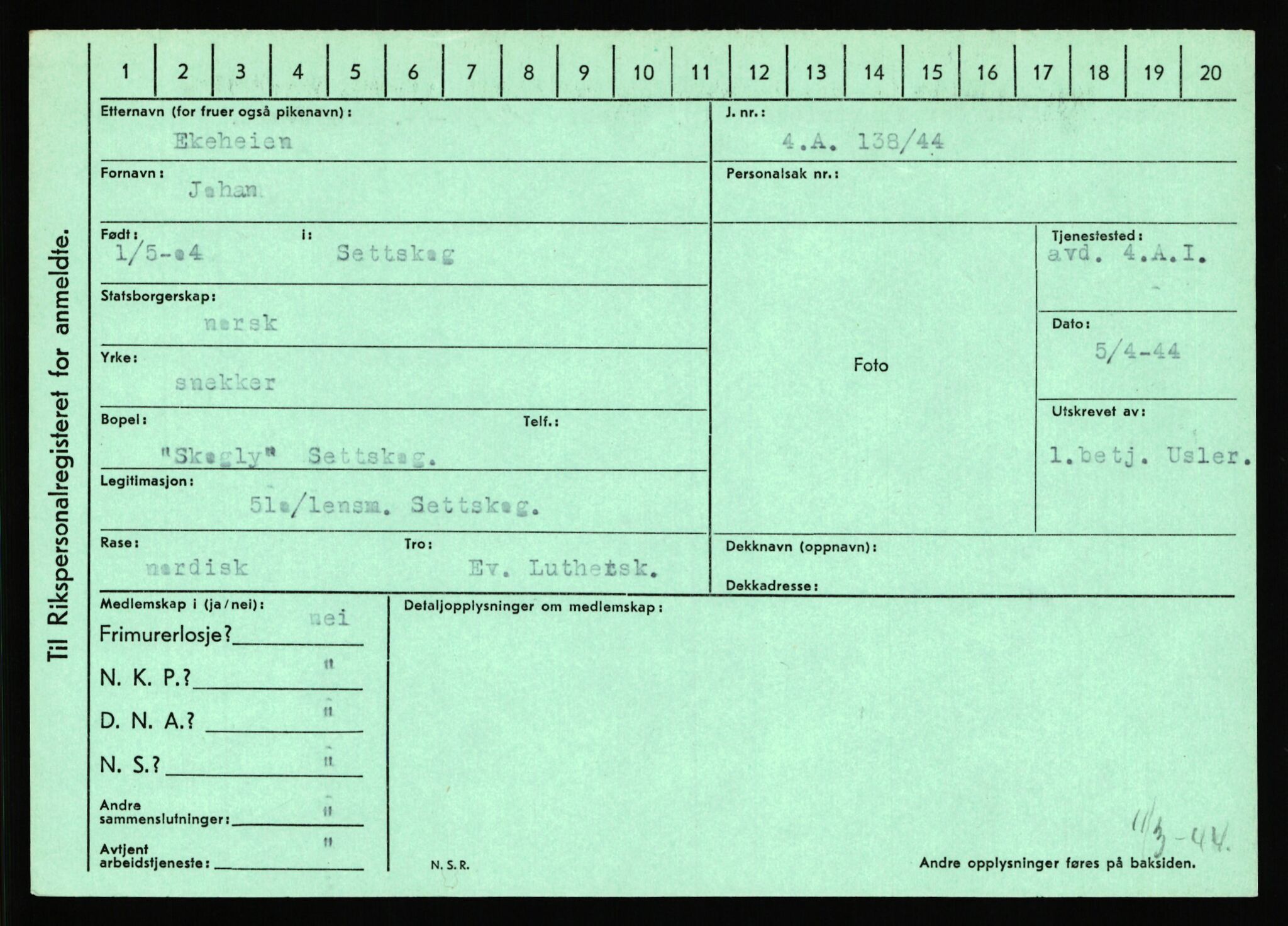 Statspolitiet - Hovedkontoret / Osloavdelingen, AV/RA-S-1329/C/Ca/L0004: Eid - funn av gjenstander	, 1943-1945, p. 381