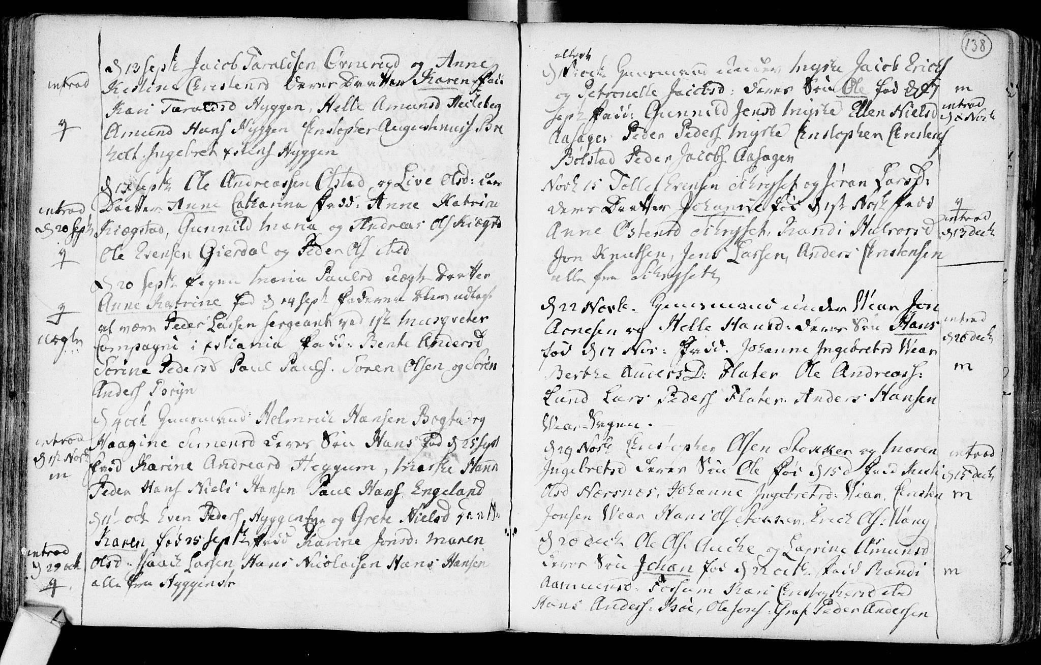 Røyken kirkebøker, SAKO/A-241/F/Fa/L0003: Parish register (official) no. 3, 1782-1813, p. 138
