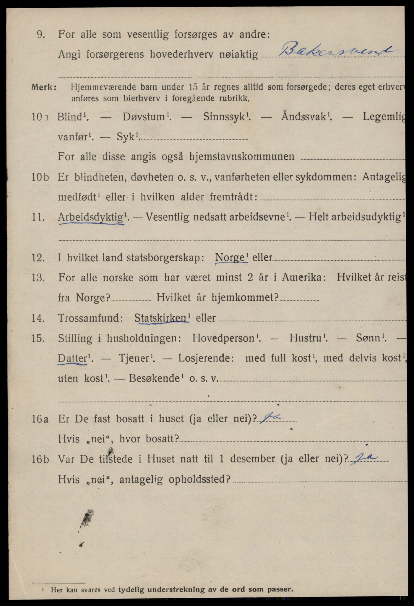 SAT, 1920 census for Ålesund, 1920, p. 14345