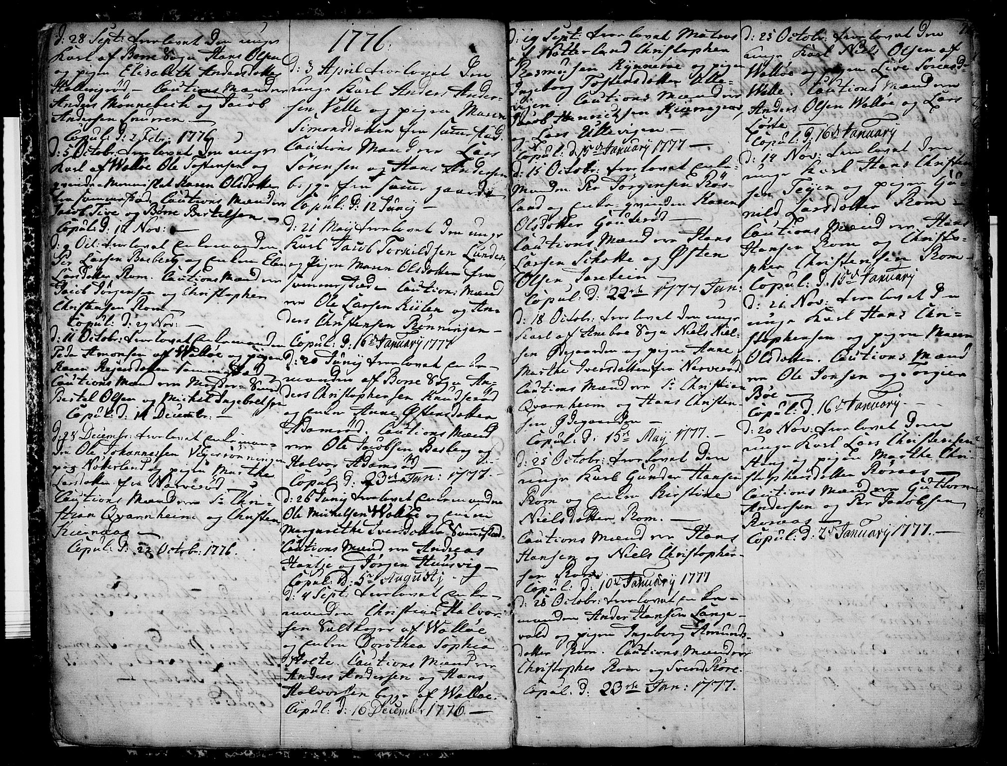 Sem kirkebøker, AV/SAKO-A-5/F/Fb/L0002: Parish register (official) no. II 2, 1764-1792, p. 7