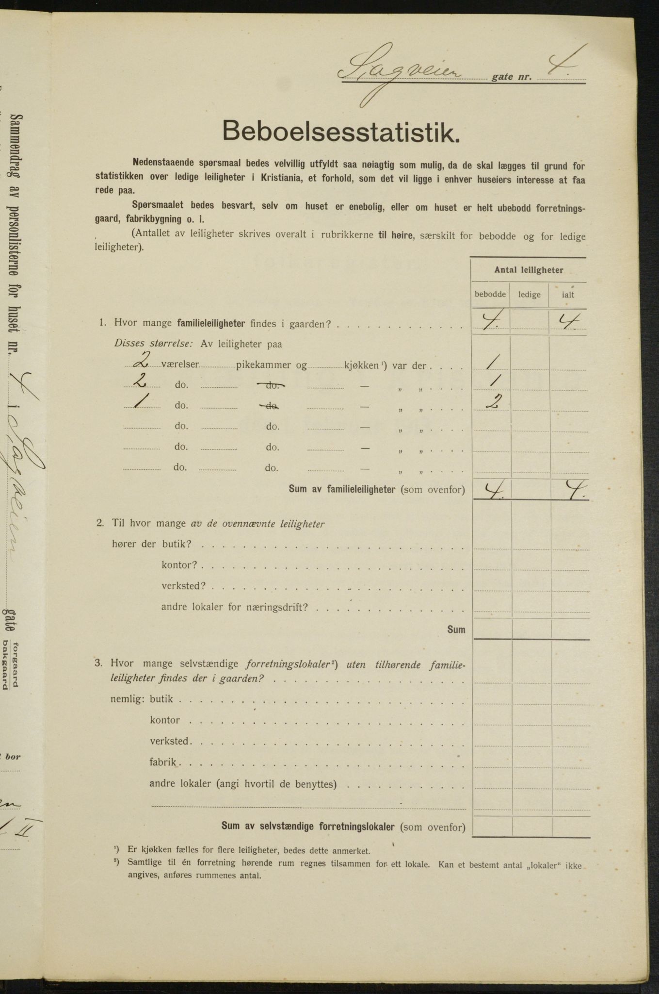 OBA, Municipal Census 1913 for Kristiania, 1913, p. 86436