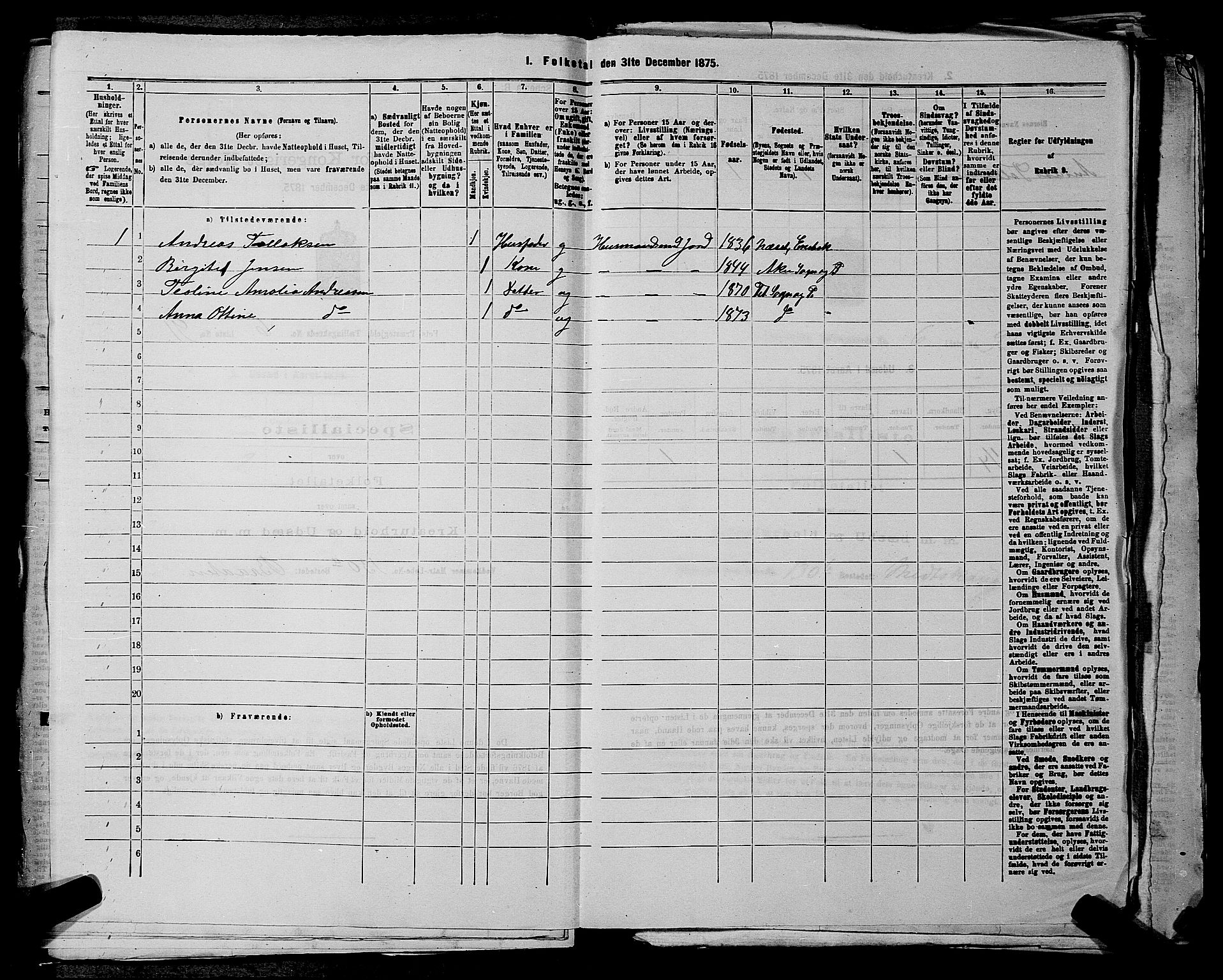 RA, 1875 census for 0227P Fet, 1875, p. 984