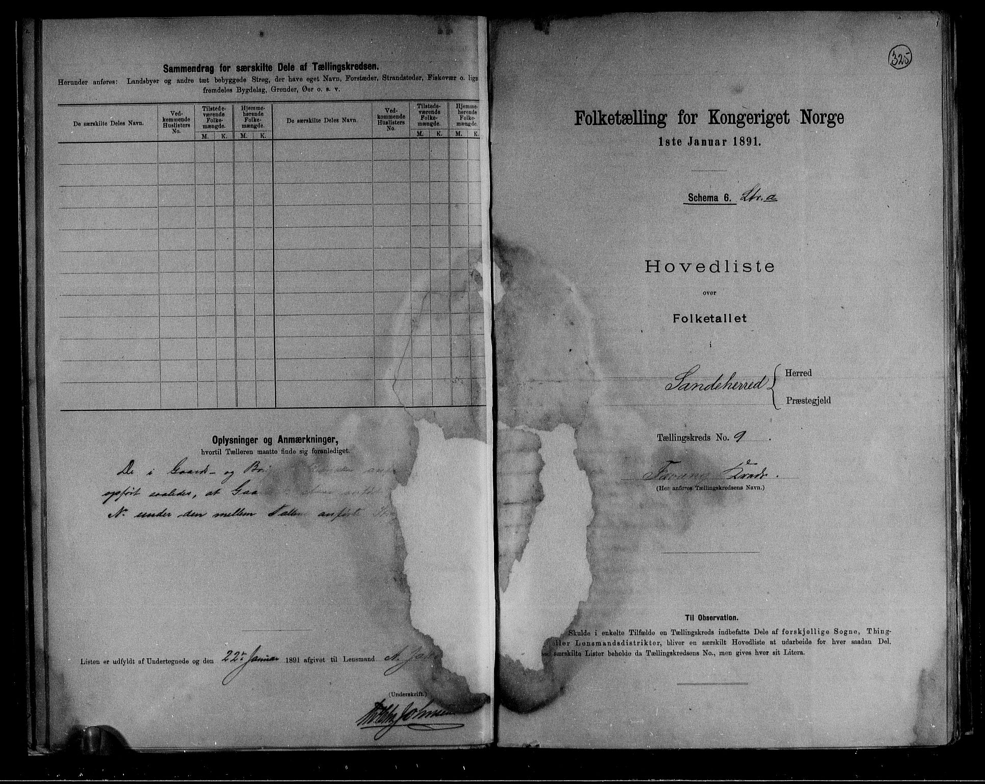 RA, 1891 census for 0724 Sandeherred, 1891, p. 31