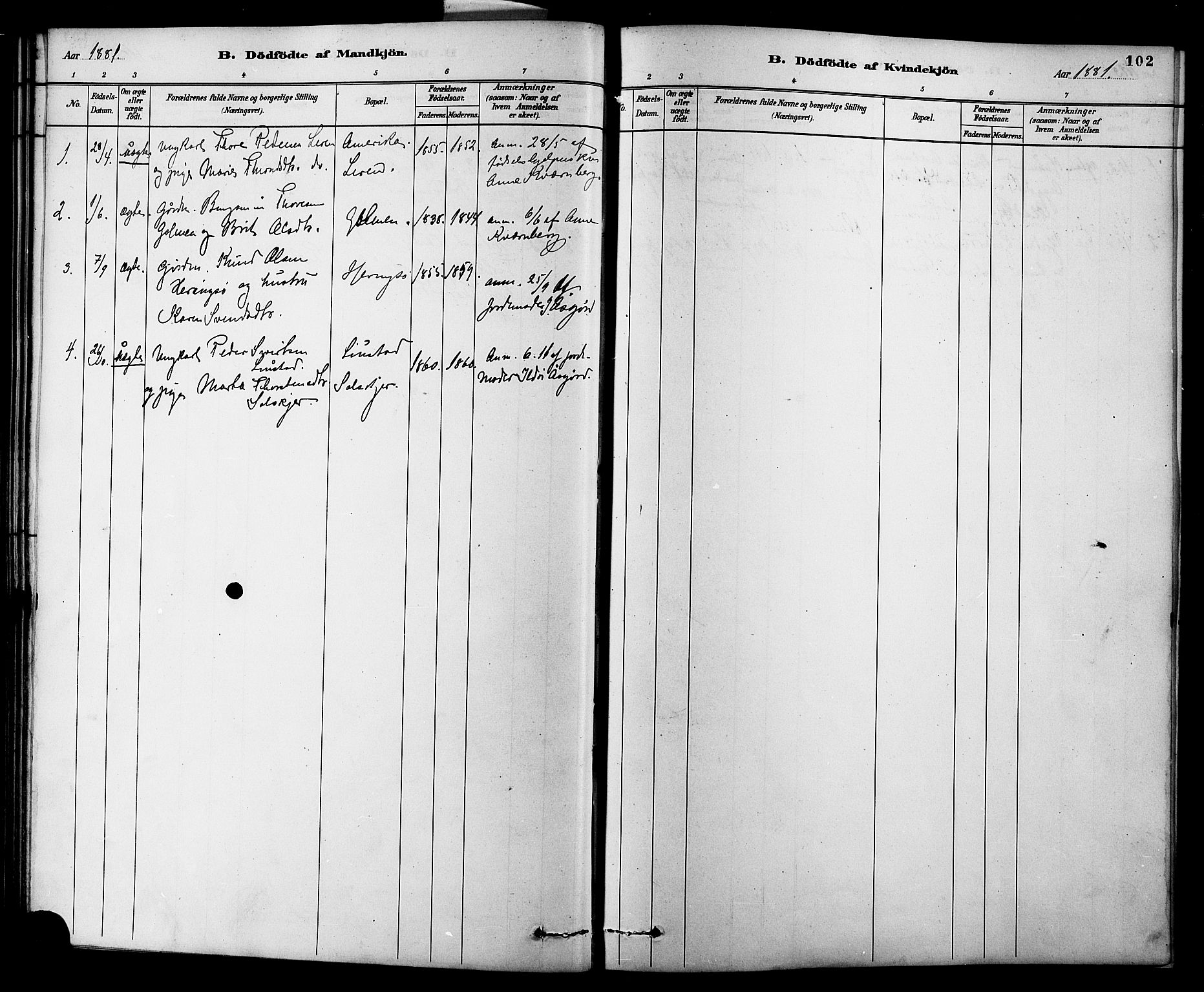 Ministerialprotokoller, klokkerbøker og fødselsregistre - Møre og Romsdal, AV/SAT-A-1454/577/L0896: Parish register (official) no. 577A03, 1880-1898, p. 102