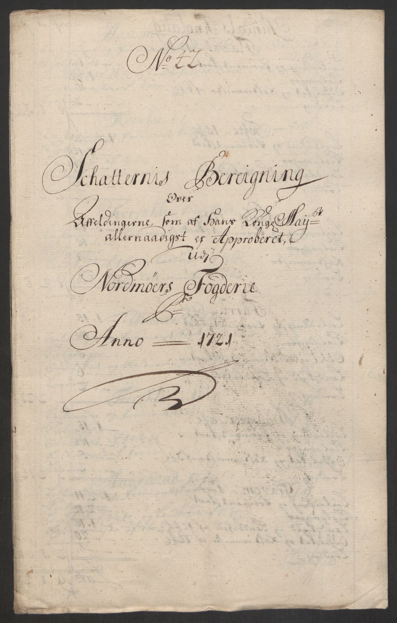 Rentekammeret inntil 1814, Reviderte regnskaper, Fogderegnskap, RA/EA-4092/R56/L3754: Fogderegnskap Nordmøre, 1721, p. 310