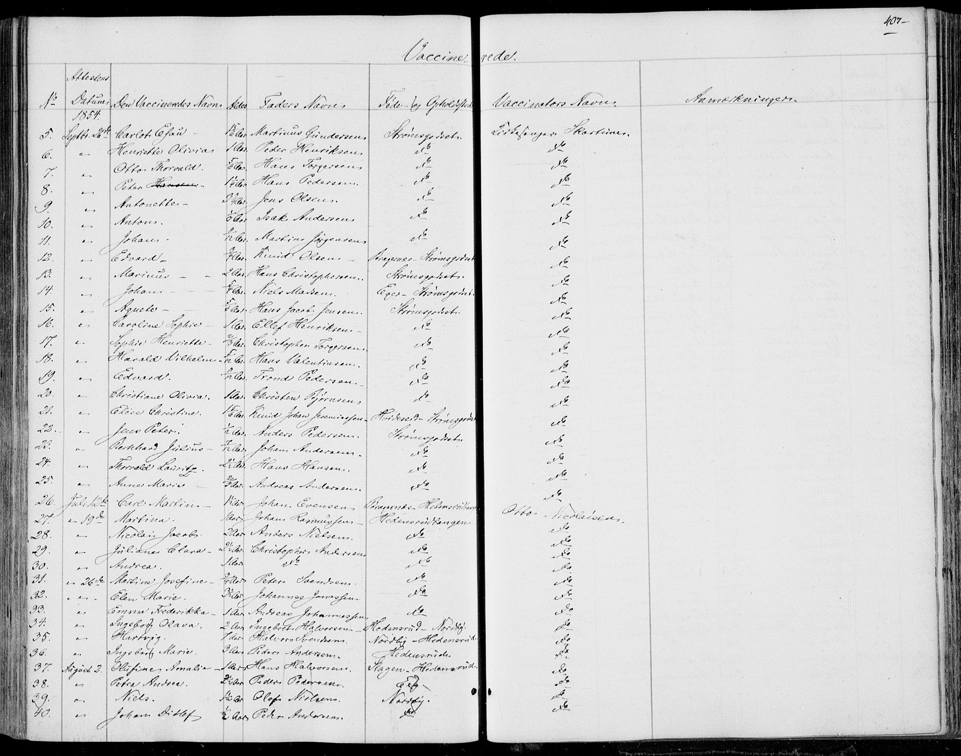 Skoger kirkebøker, AV/SAKO-A-59/F/Fa/L0003: Parish register (official) no. I 3, 1842-1861, p. 407