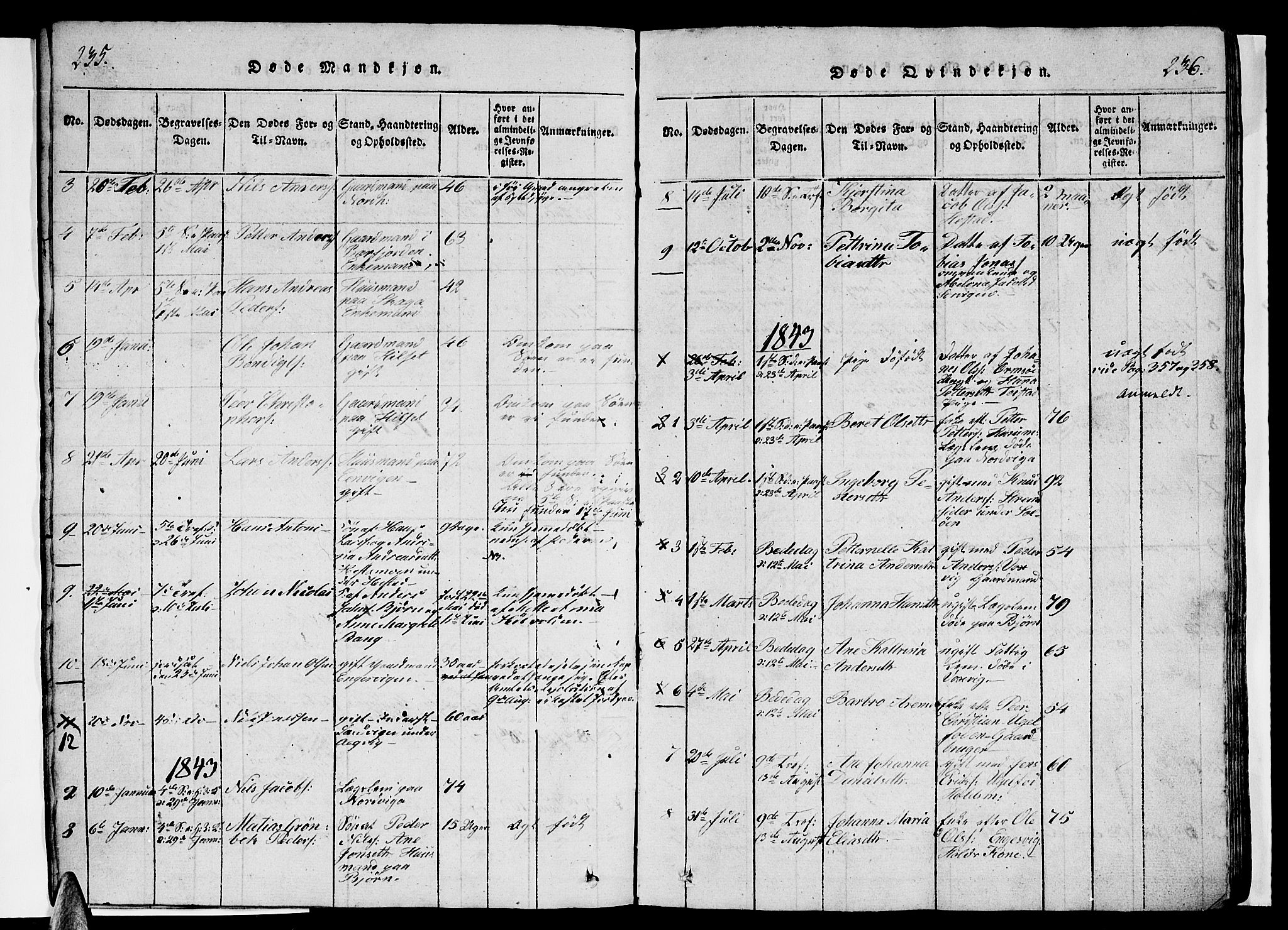 Ministerialprotokoller, klokkerbøker og fødselsregistre - Nordland, AV/SAT-A-1459/834/L0510: Parish register (copy) no. 834C01, 1820-1847, p. 235-236