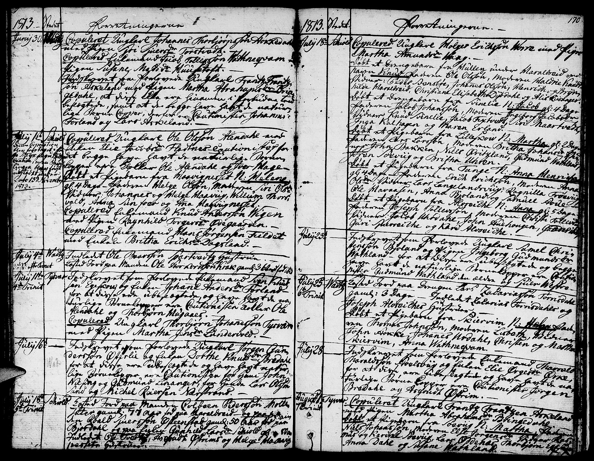 Skjold sokneprestkontor, AV/SAST-A-101847/H/Ha/Haa/L0002: Parish register (official) no. A 2, 1786-1815, p. 170