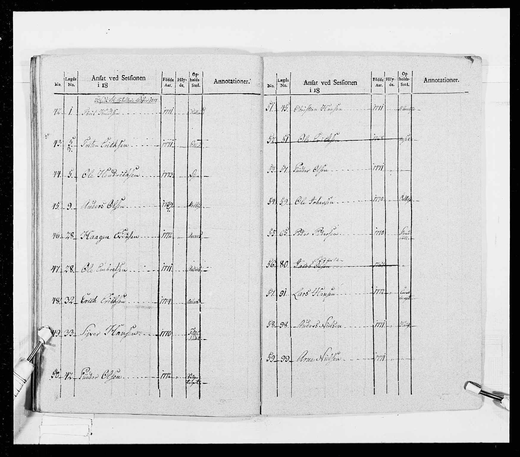 Generalitets- og kommissariatskollegiet, Det kongelige norske kommissariatskollegium, RA/EA-5420/E/Eh/L0026: Skiløperkompaniene, 1805-1810, p. 248