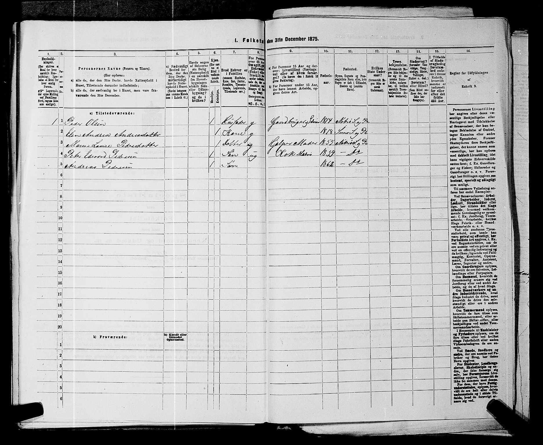 SAKO, 1875 census for 0722P Nøtterøy, 1875, p. 1724