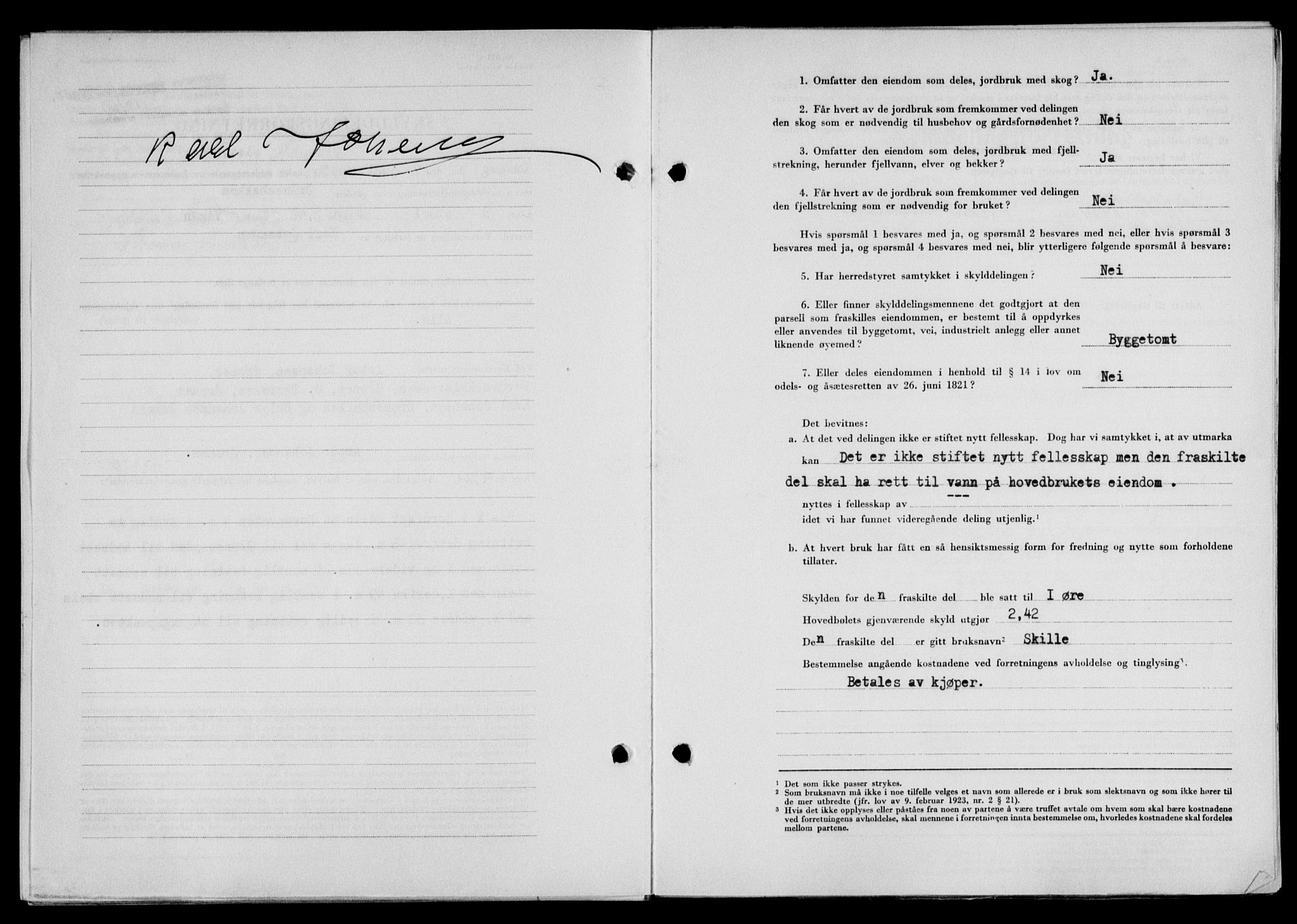 Lofoten sorenskriveri, SAT/A-0017/1/2/2C/L0023a: Mortgage book no. 23a, 1950-1950, Diary no: : 1629/1950