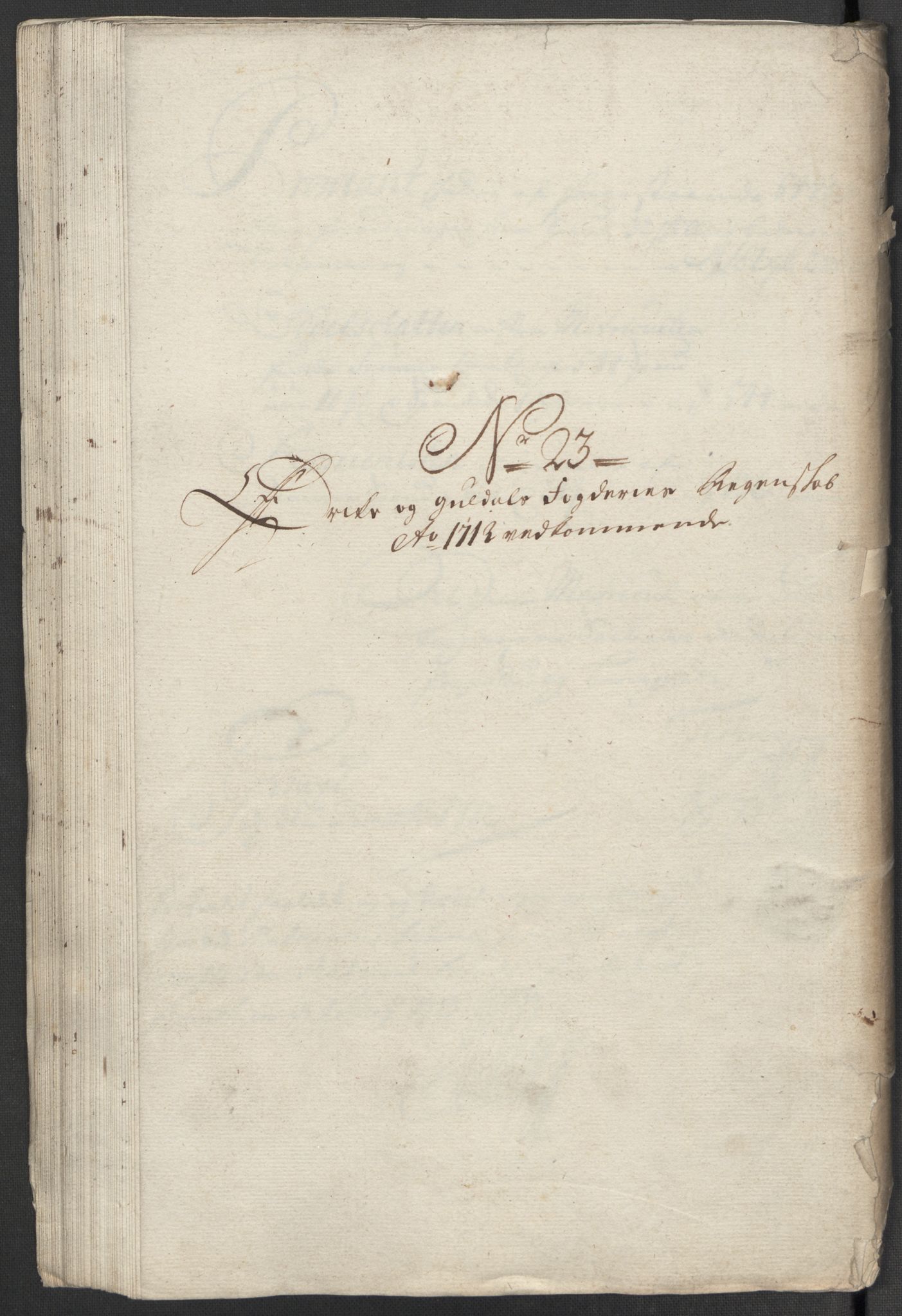 Rentekammeret inntil 1814, Reviderte regnskaper, Fogderegnskap, AV/RA-EA-4092/R60/L3963: Fogderegnskap Orkdal og Gauldal, 1712, p. 259