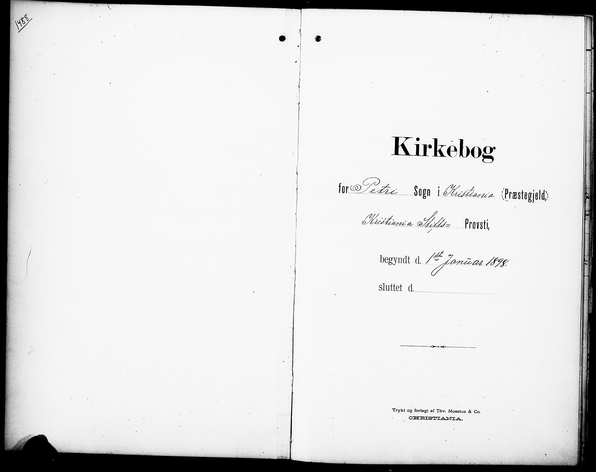 Petrus prestekontor Kirkebøker, SAO/A-10872/F/Fa/L0007: Parish register (official) no. 7, 1898-1900