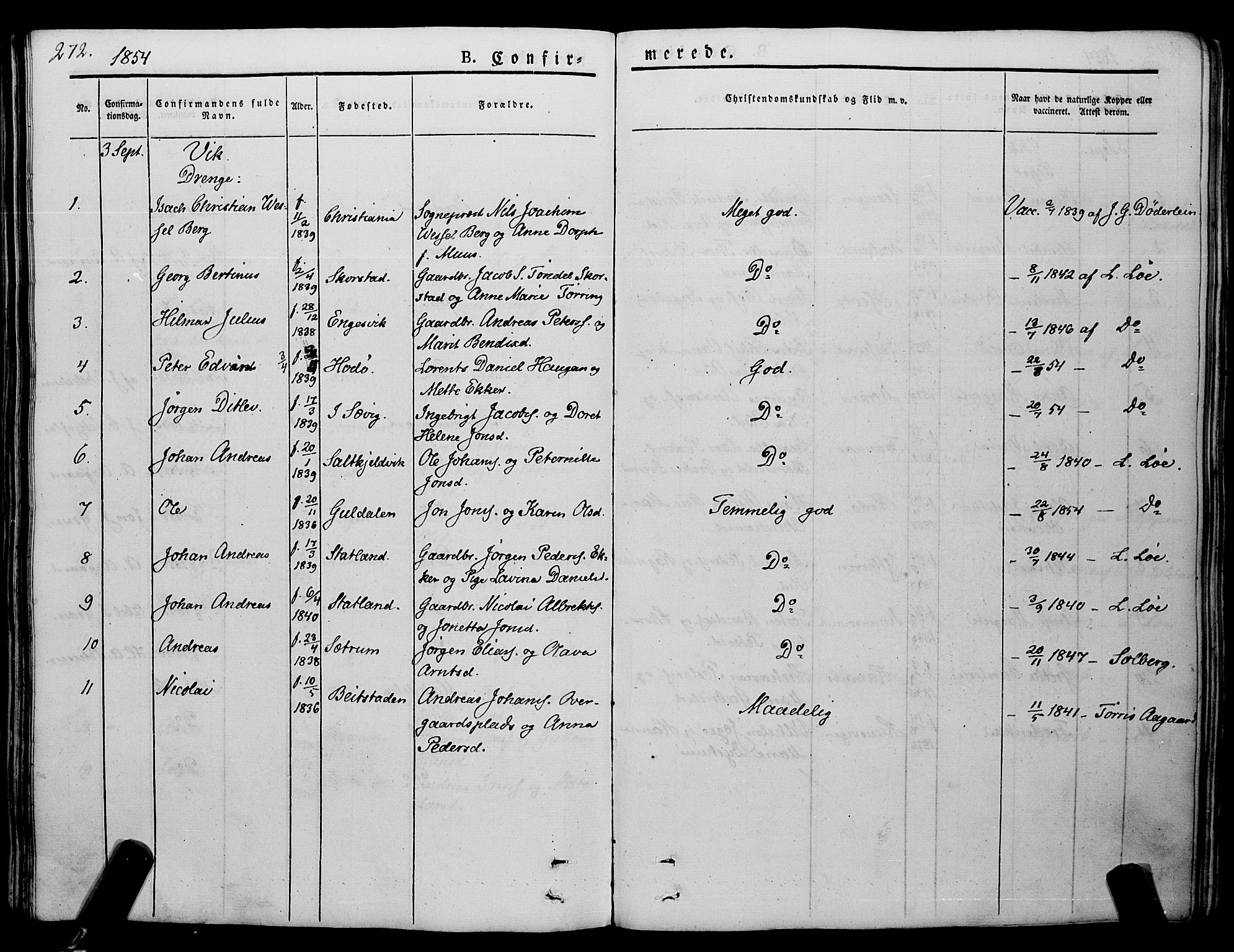 Ministerialprotokoller, klokkerbøker og fødselsregistre - Nord-Trøndelag, SAT/A-1458/773/L0614: Parish register (official) no. 773A05, 1831-1856, p. 272