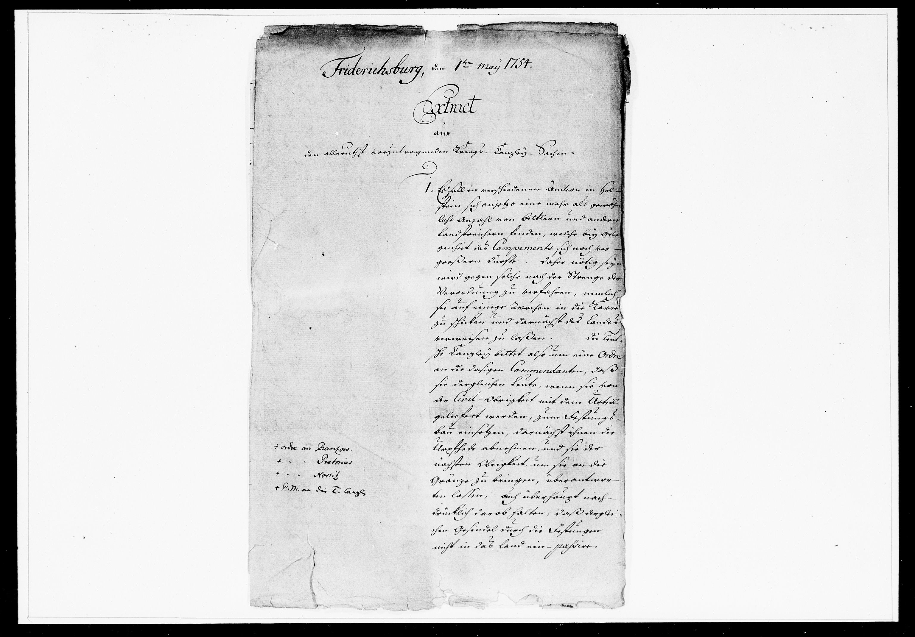 Krigskollegiet, Krigskancelliet, DRA/A-0006/-/1248-1258: Refererede sager, 1754, p. 180