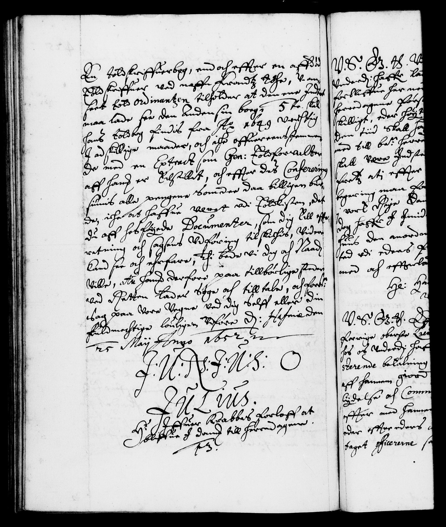 Danske Kanselli 1572-1799, RA/EA-3023/F/Fc/Fca/Fcab/L0008: Norske tegnelser (mikrofilm), 1648-1652, p. 425b