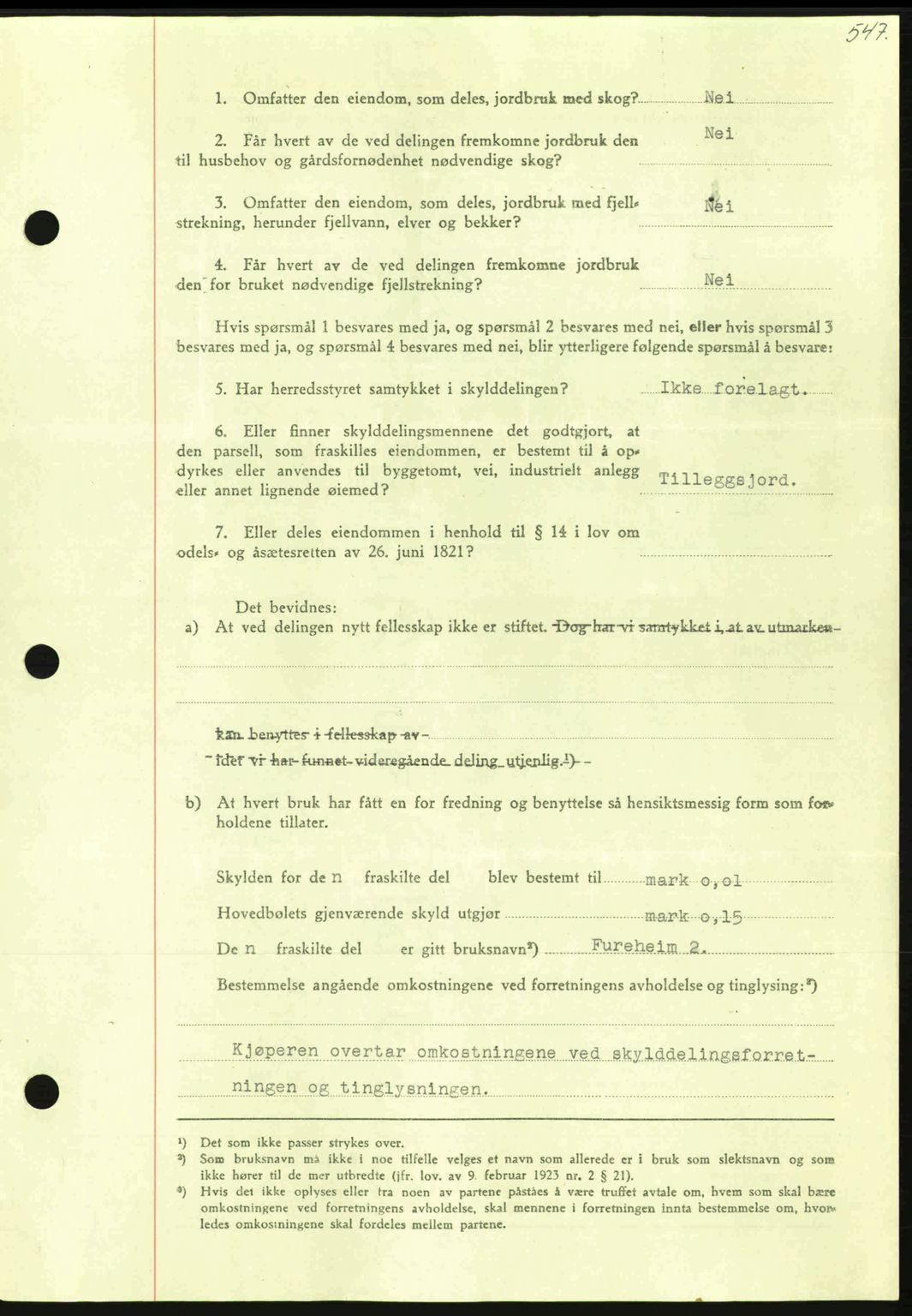 Nordmøre sorenskriveri, AV/SAT-A-4132/1/2/2Ca: Mortgage book no. A100a, 1945-1945, Diary no: : 1670/1945