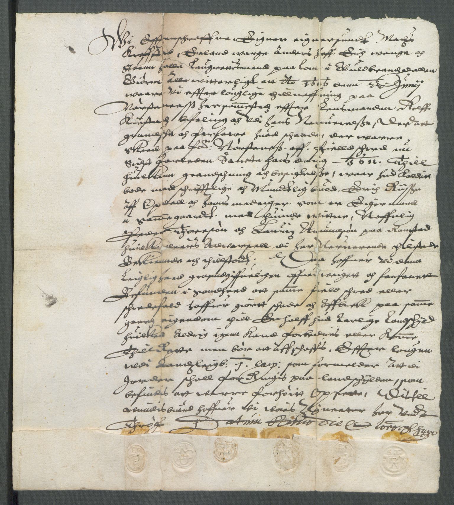 Riksarkivets diplomsamling, RA/EA-5965/F02/L0125: Dokumenter, 1616, p. 40